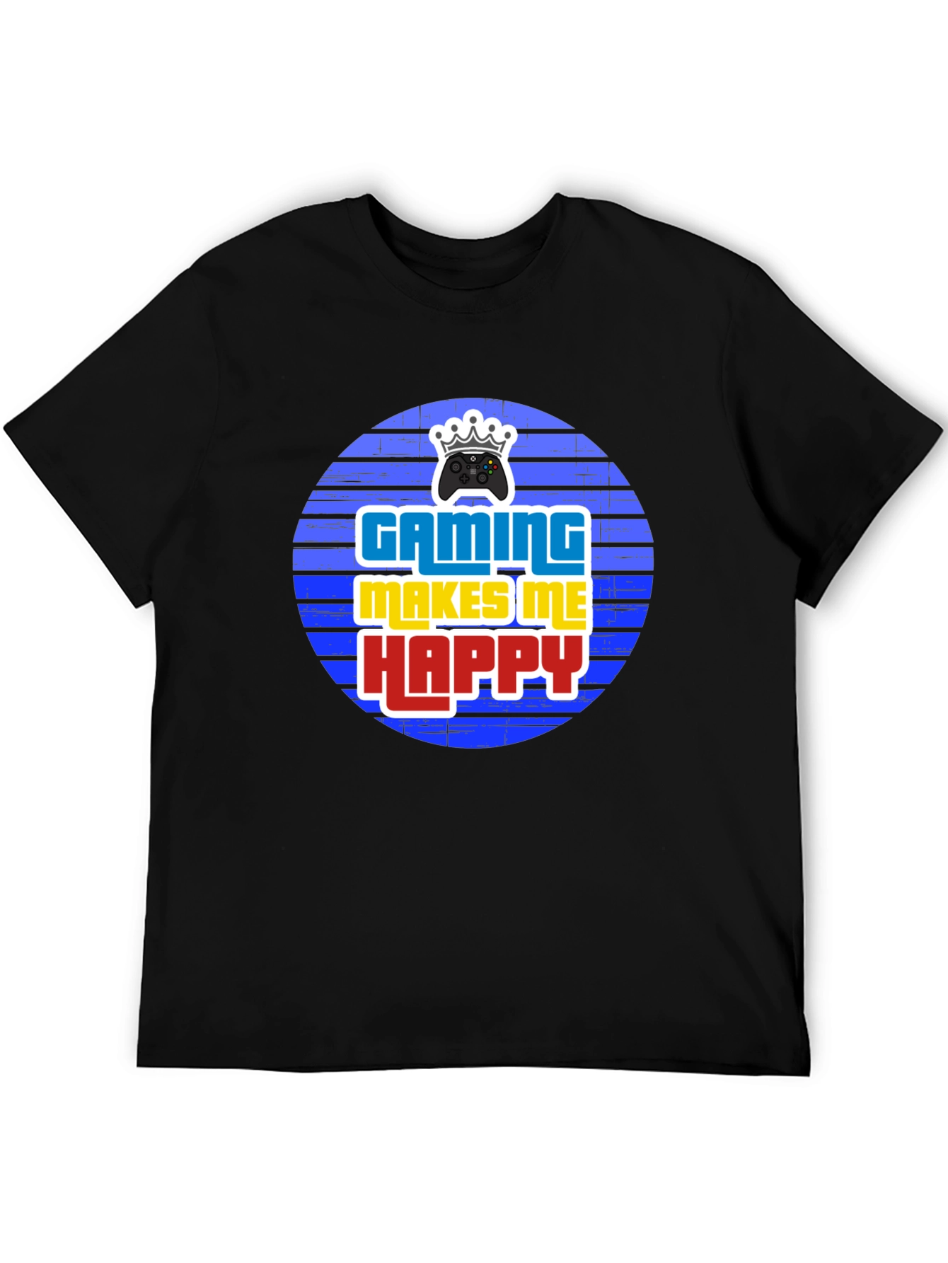 Gaming Makes Me Happy Mens T-Shirt