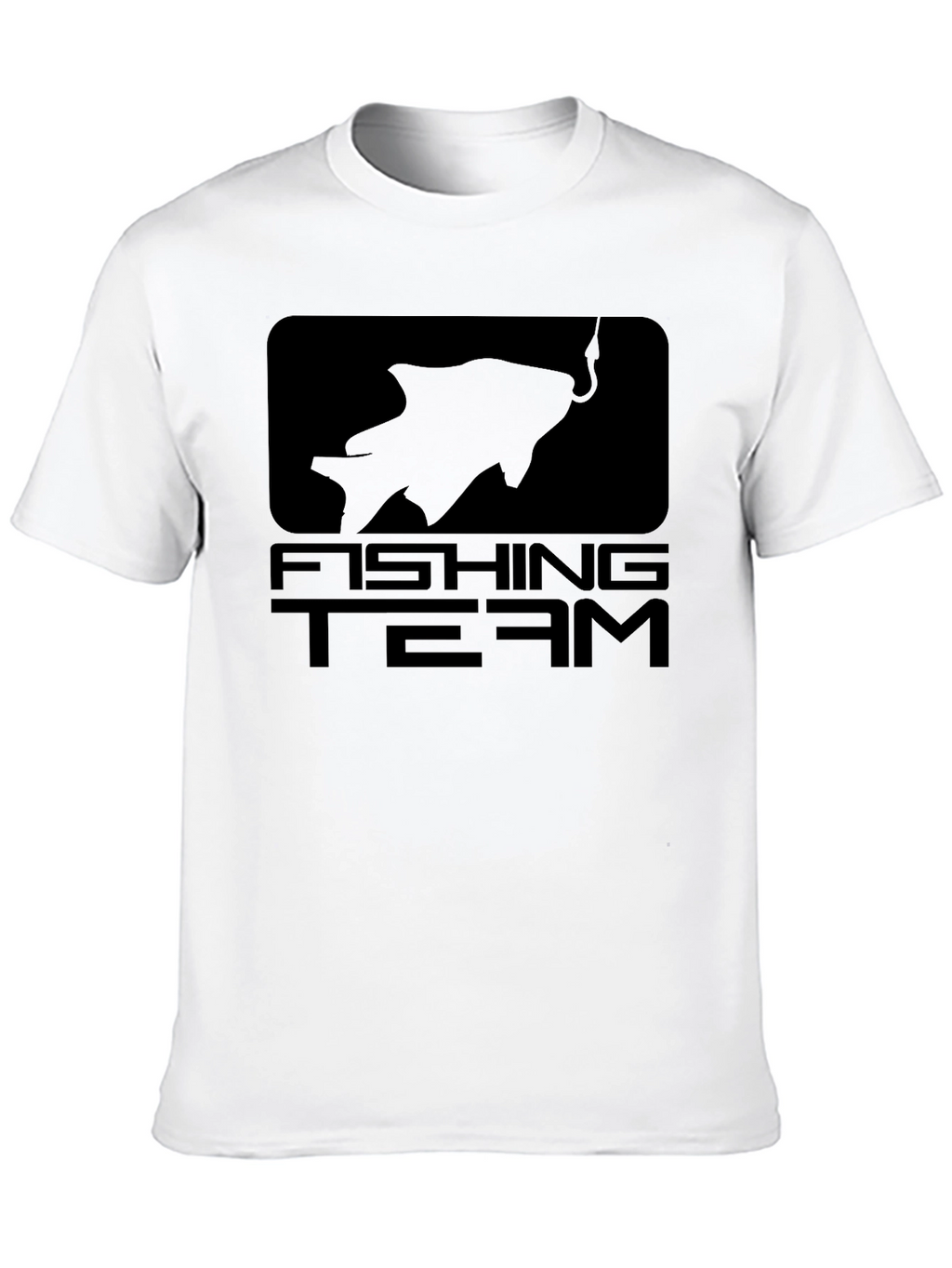 Fishing Team Graphic Black T-Shirt