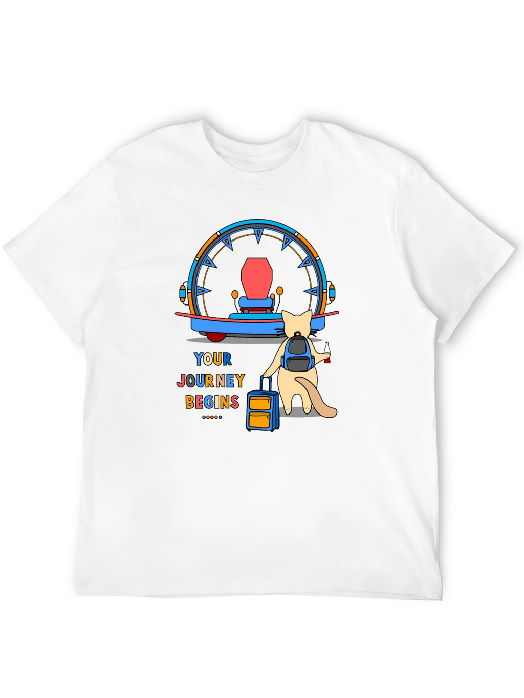 Adventure Cat T-Shirt: Your Journey Begins