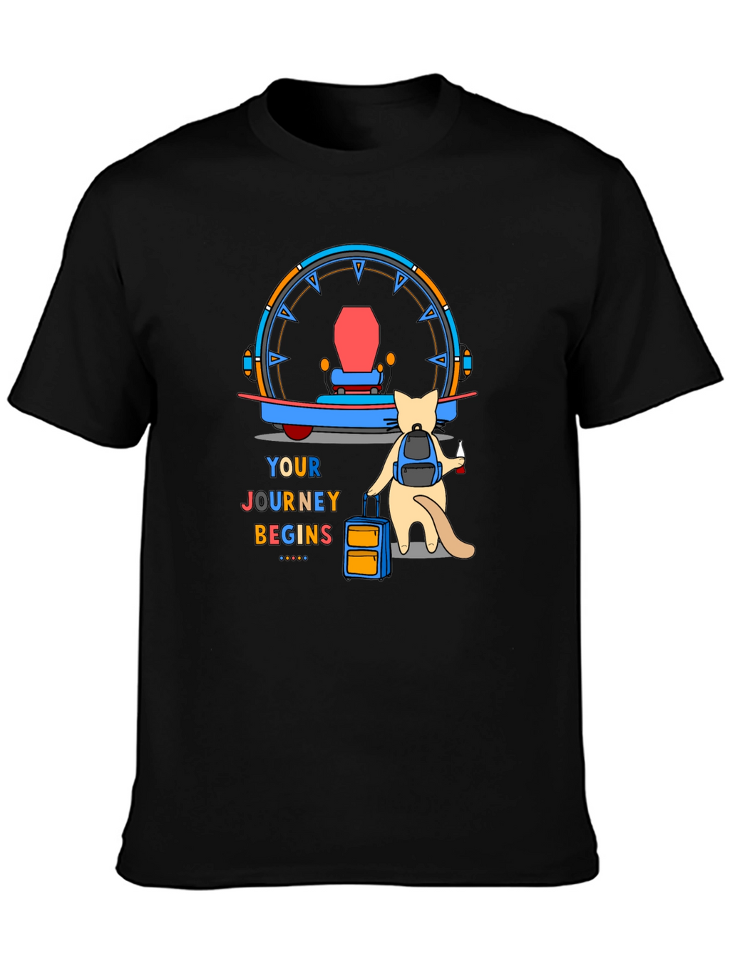Adventure Cat T-Shirt: Your Journey Begins