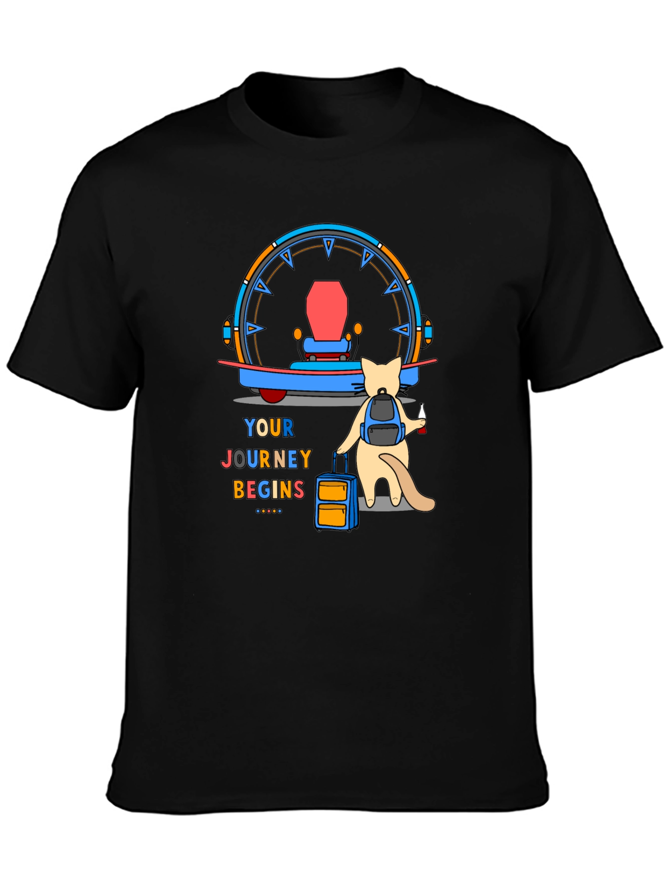 Adventure Cat T-Shirt: Your Journey Begins