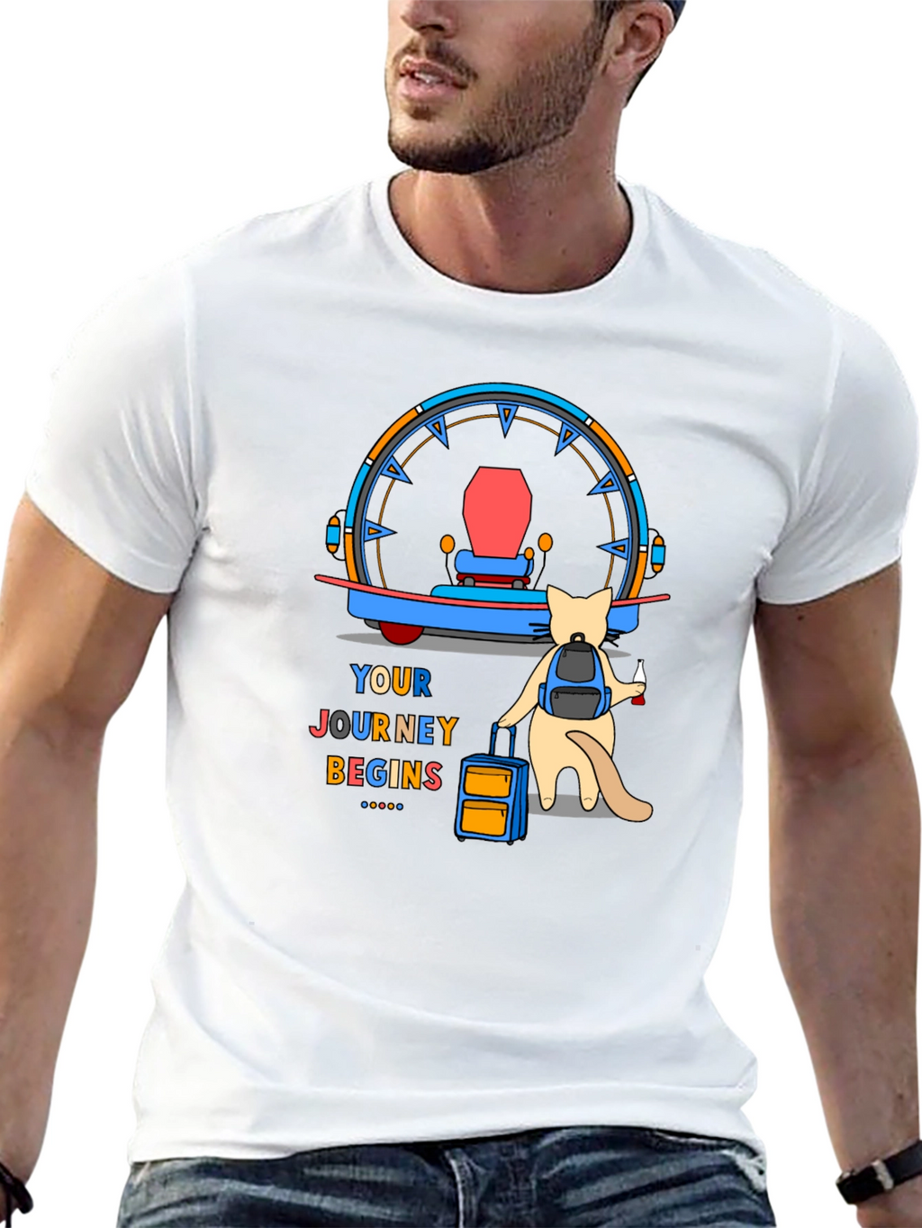 Adventure Cat T-Shirt: Your Journey Begins