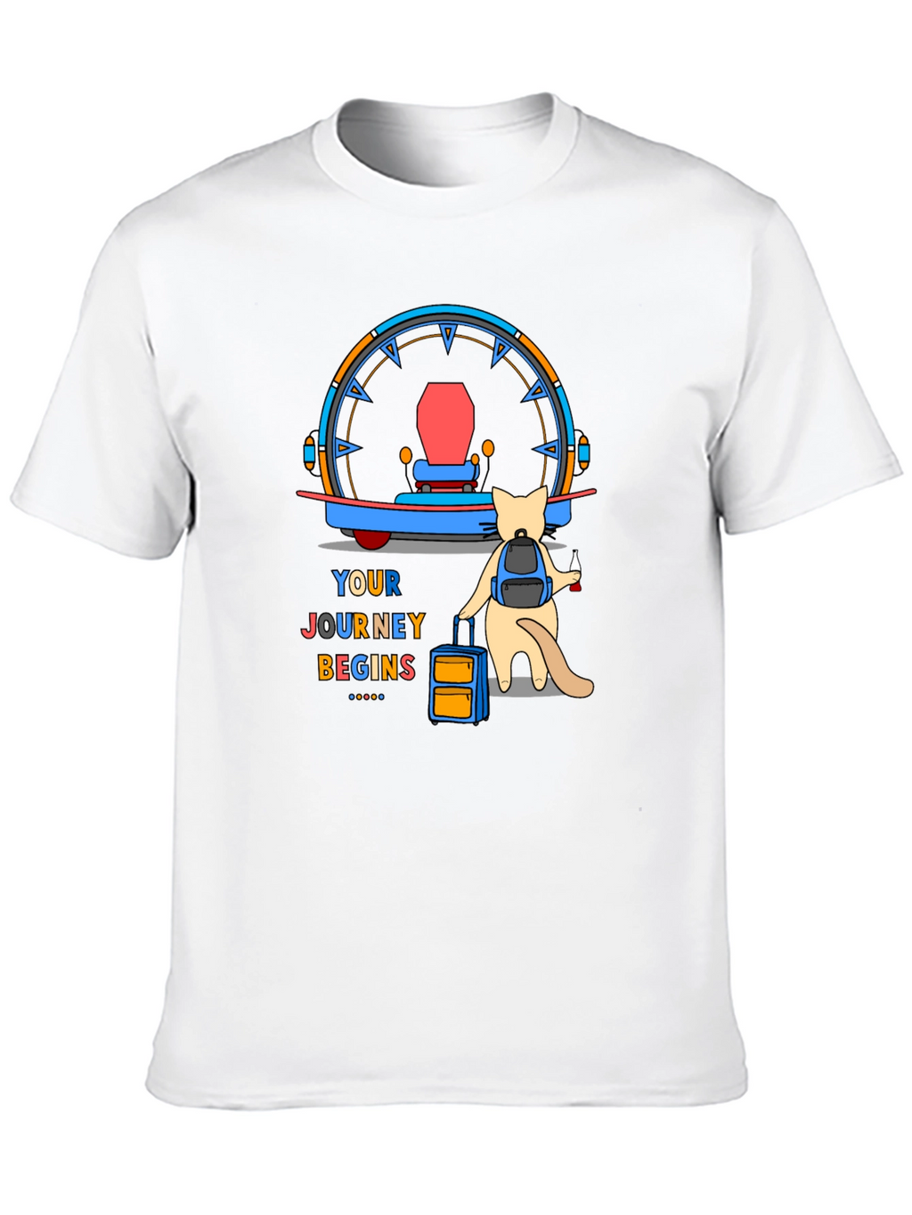 Adventure Cat T-Shirt: Your Journey Begins