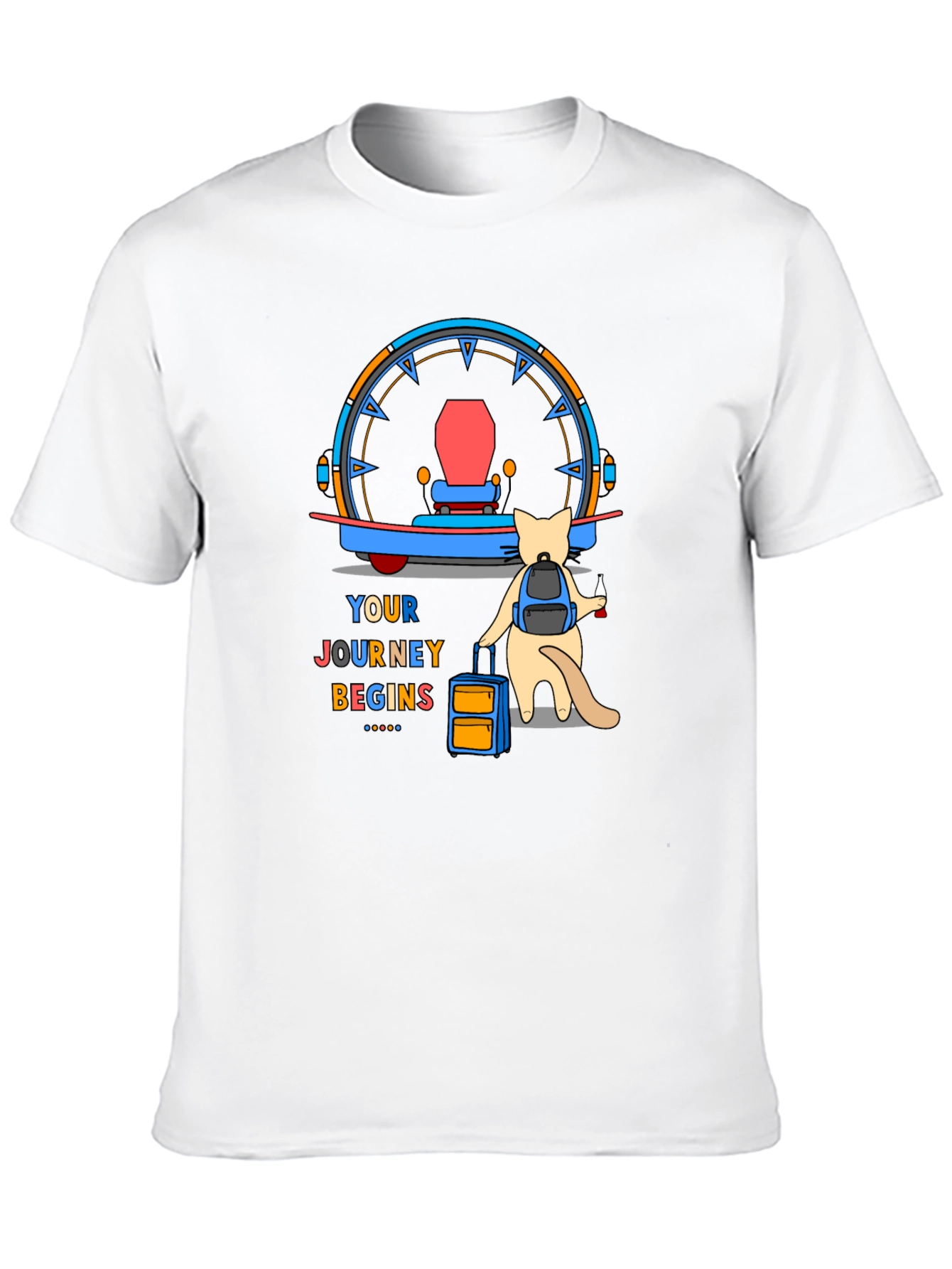 Adventure Cat T-Shirt: Your Journey Begins