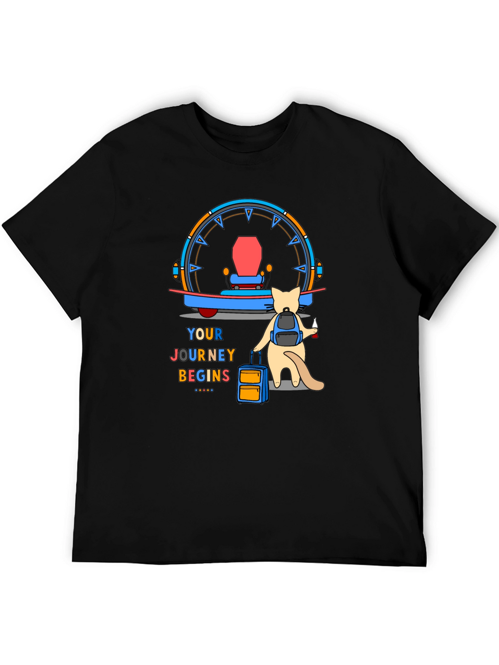 Adventure Cat T-Shirt: Your Journey Begins