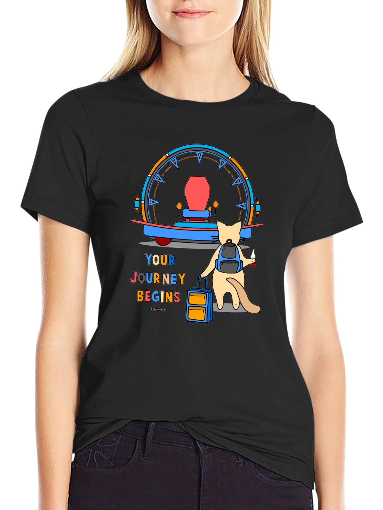 Adventure Cat T-Shirt: Your Journey Begins
