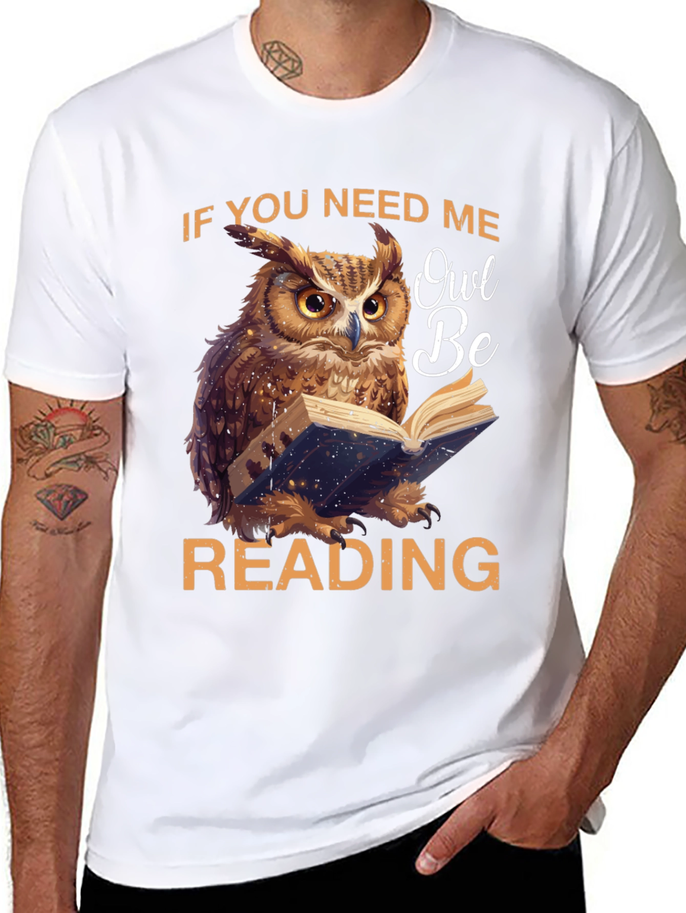 Owl Be Reading T-Shirt - Book Lover Tee
