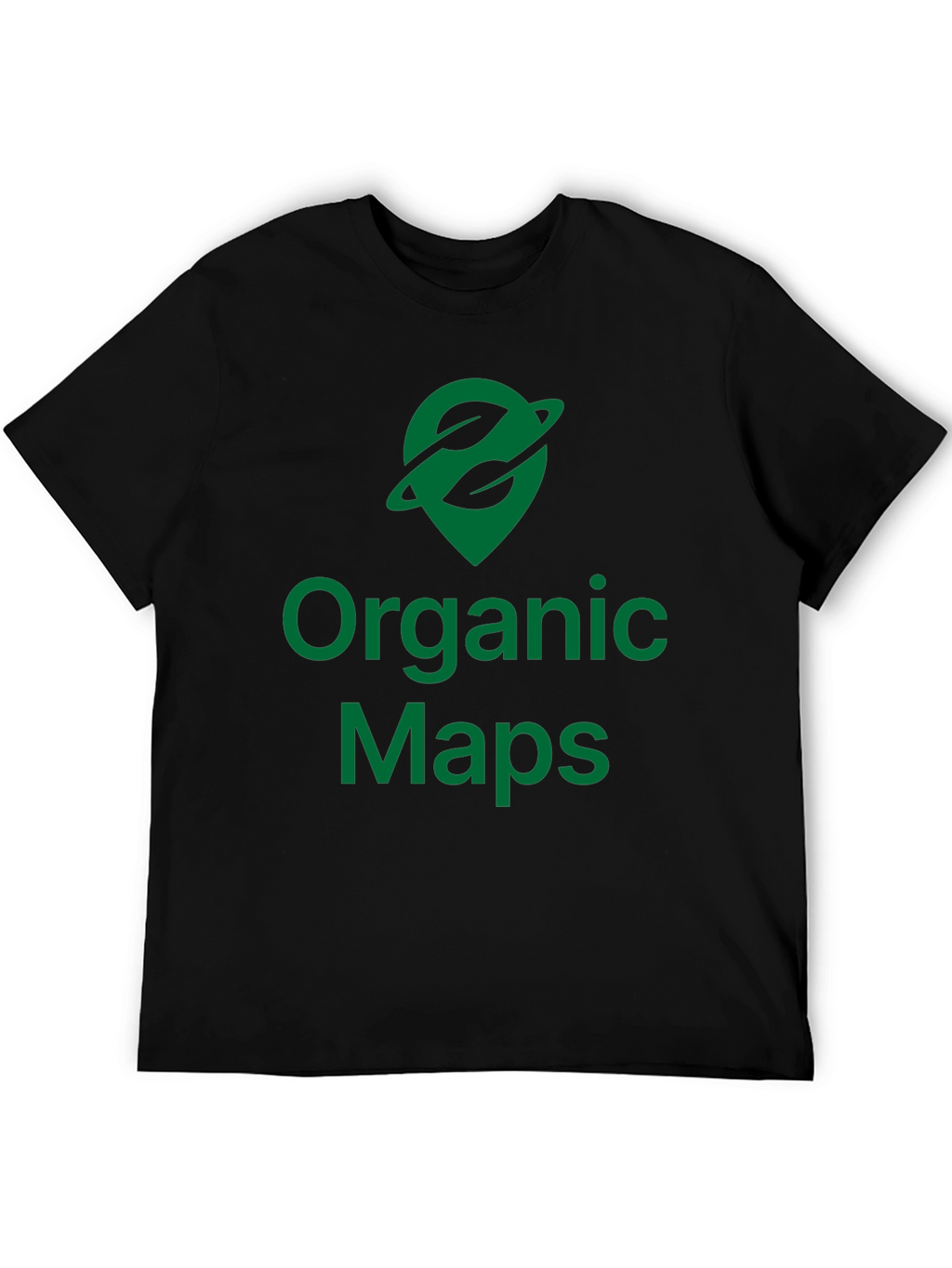 Organic Maps Black T-Shirt