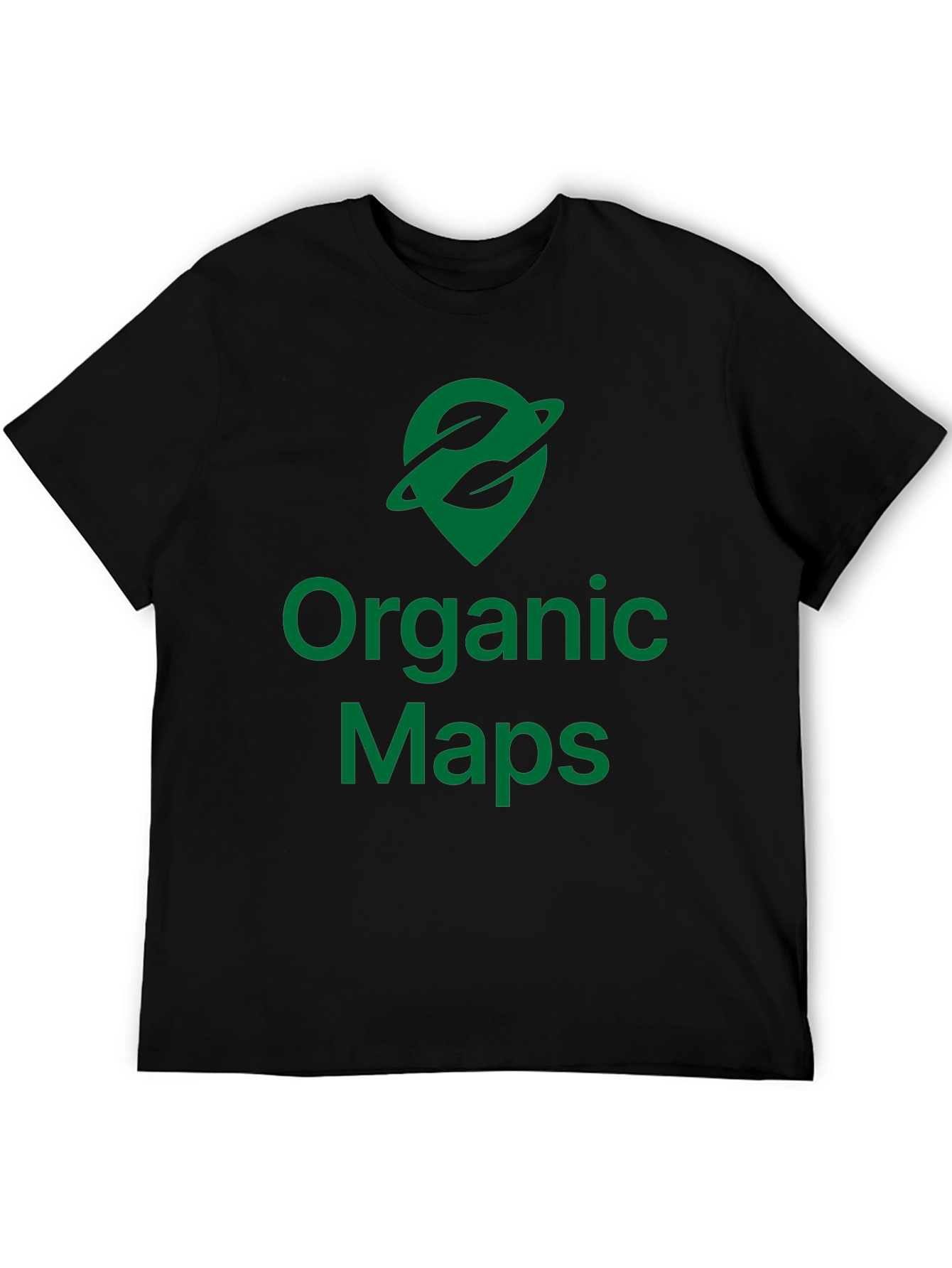 Organic Maps Black T-Shirt