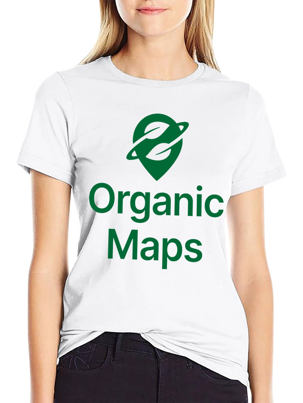 Organic Maps Black T-Shirt
