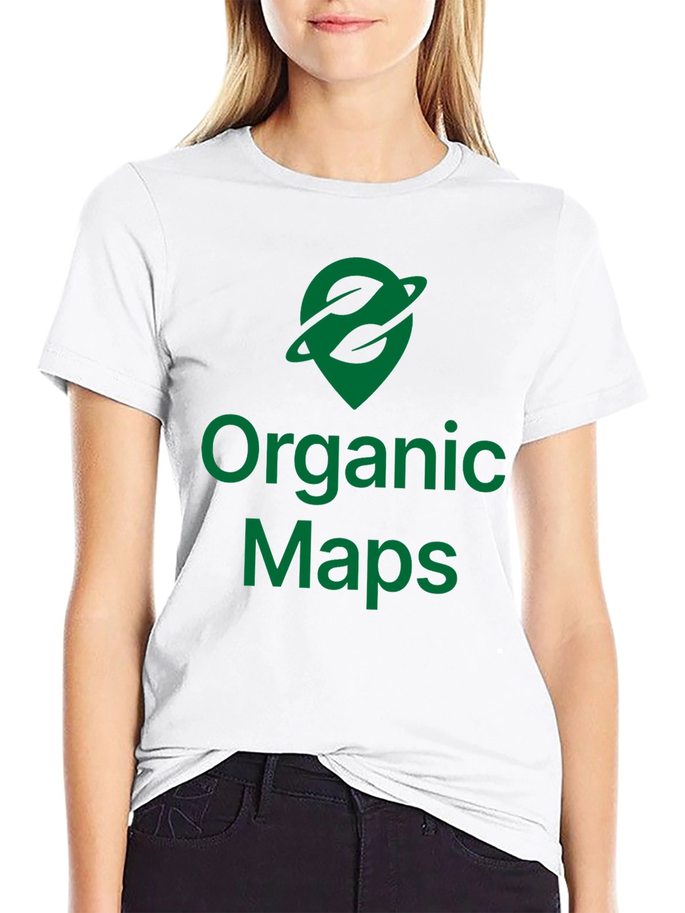 Organic Maps Black T-Shirt