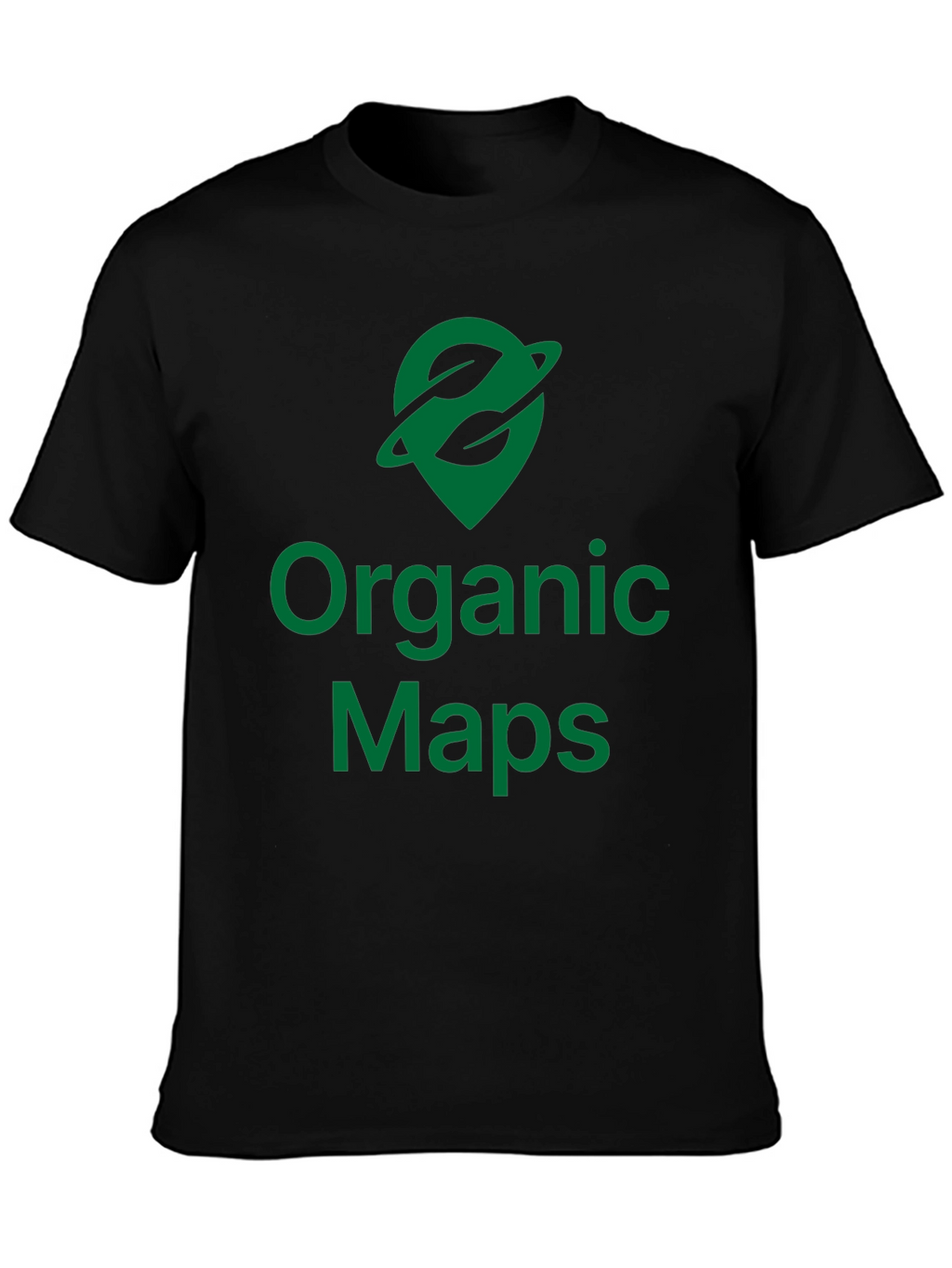 Organic Maps Black T-Shirt