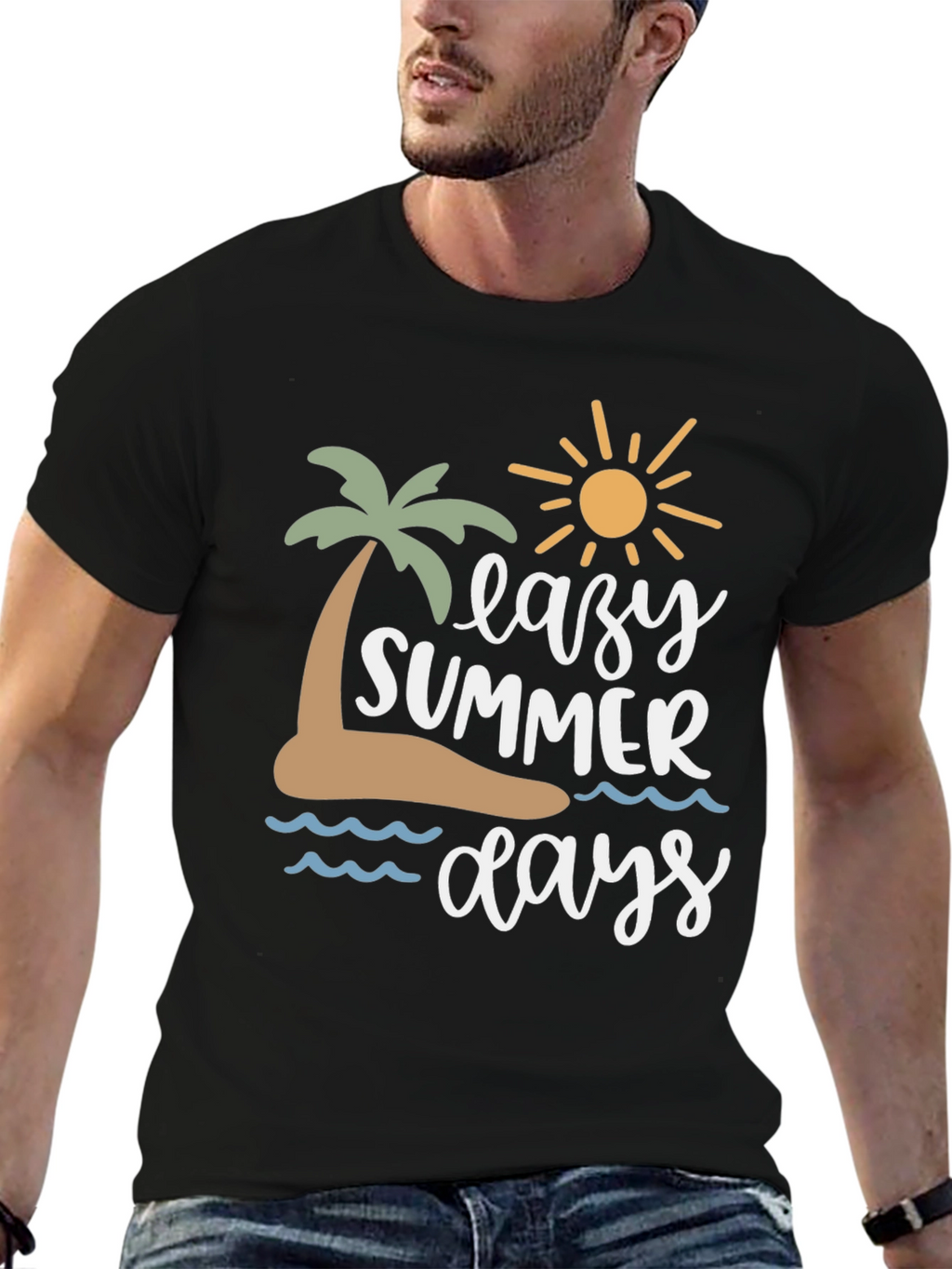 Lazy Summer Days Graphic T-Shirt
