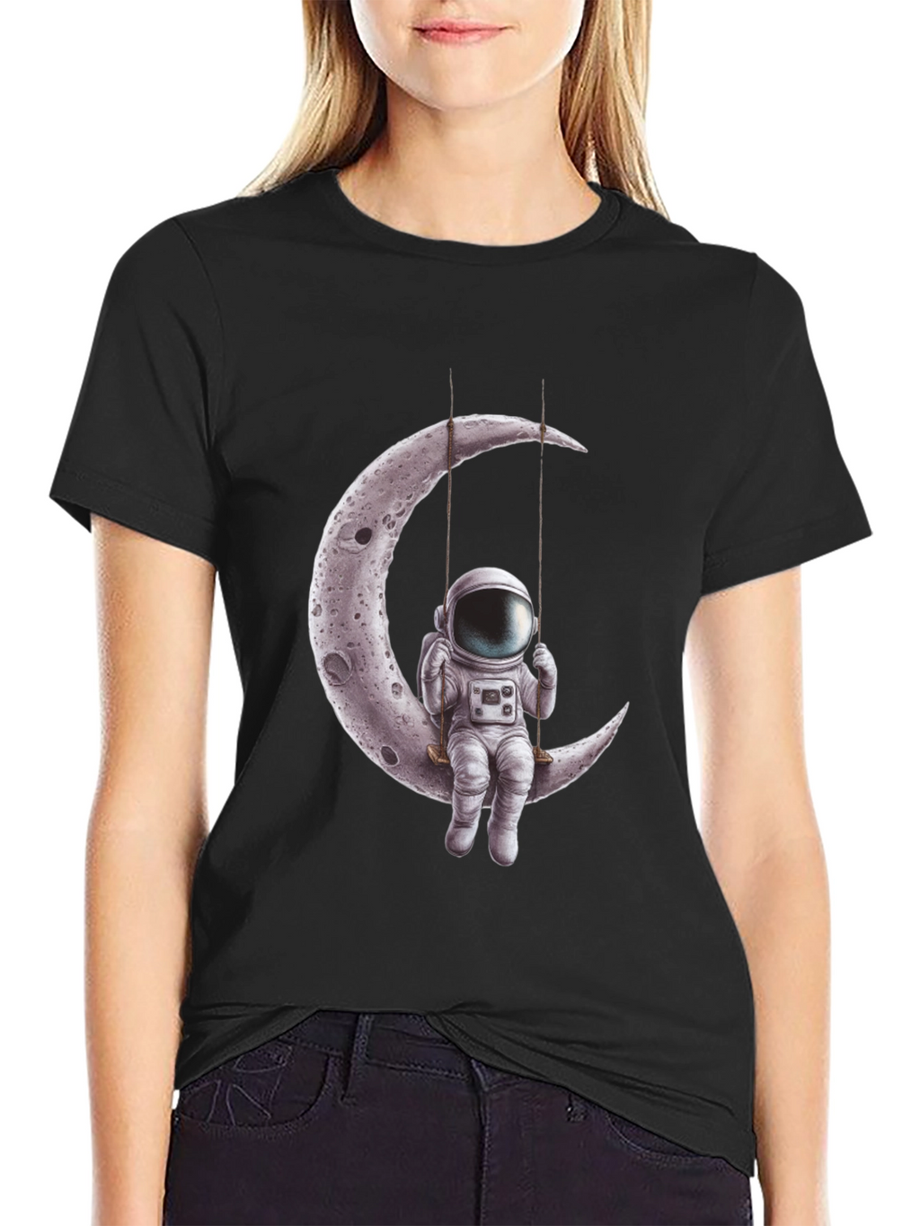 Astronaut Moon Swing Graphic Tee