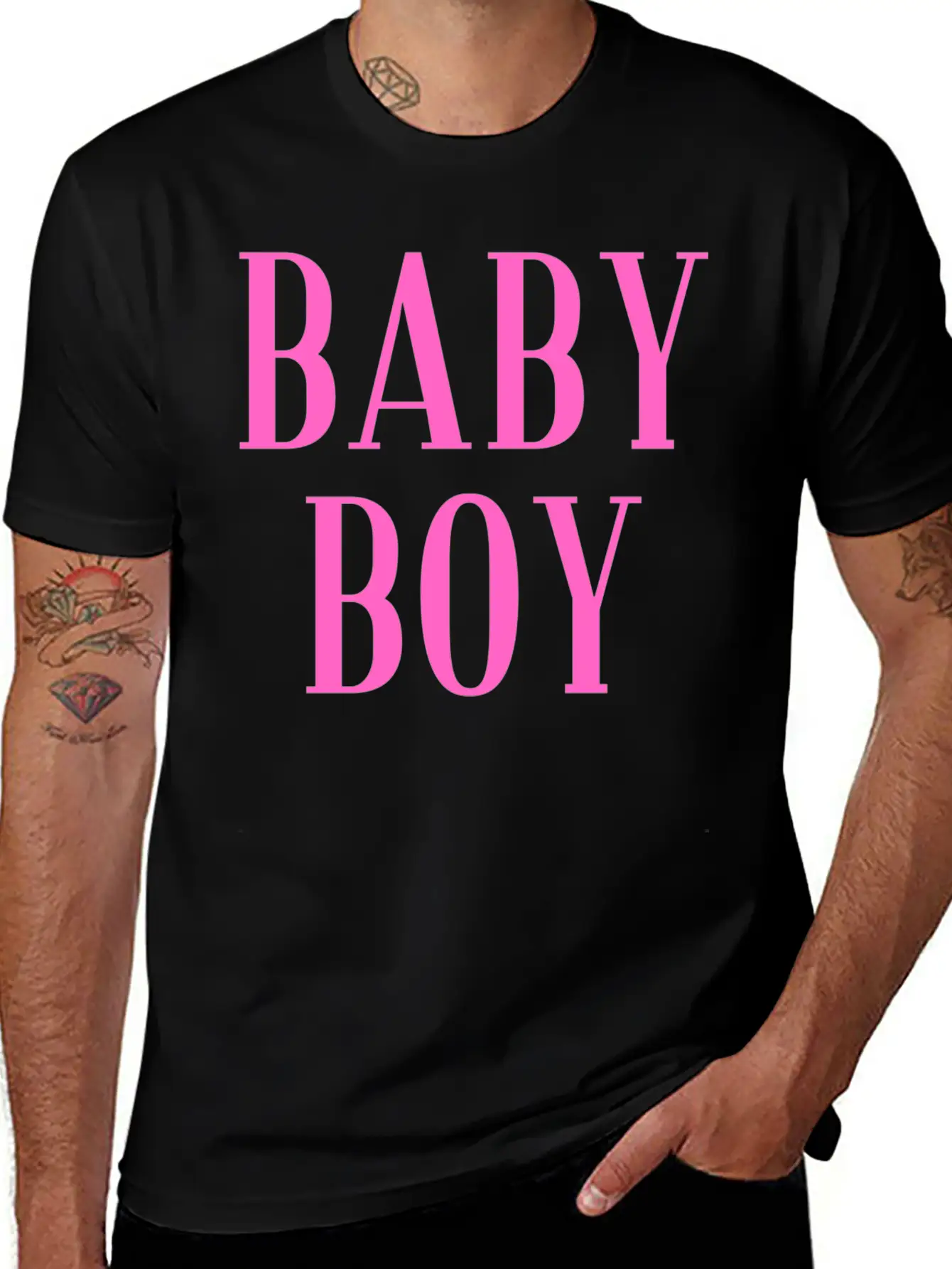 Baby Boy Pink Stylish Everyday T-Shirt – Unisex Basic Cotton Tee