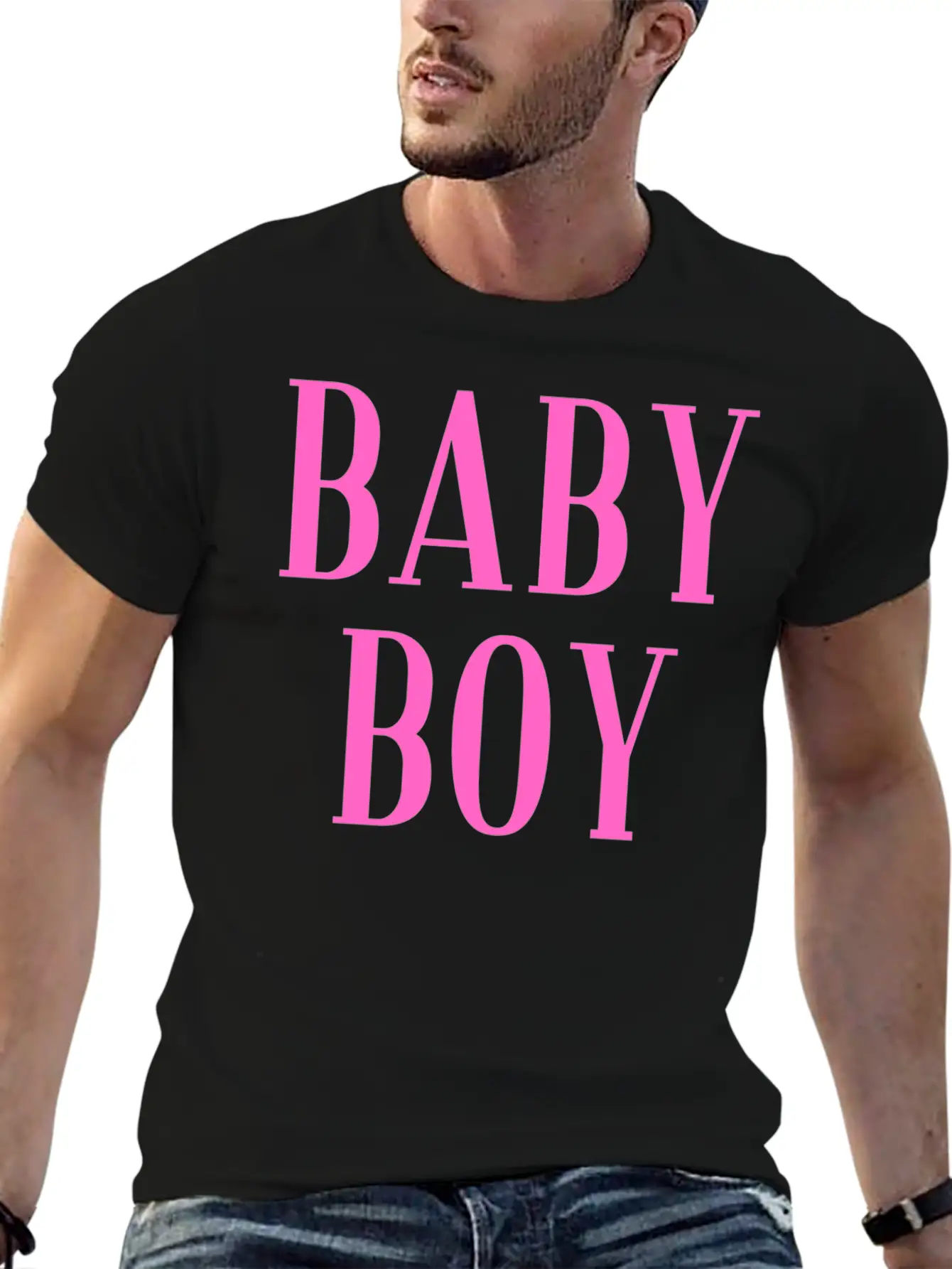 Baby Boy Pink Stylish Everyday T-Shirt – Unisex Basic Cotton Tee