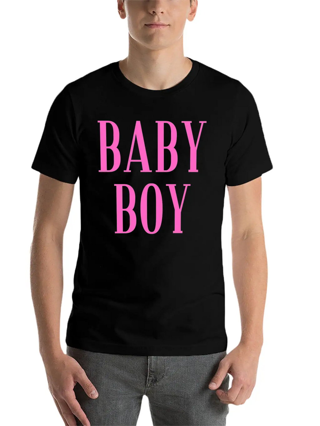 Baby Boy Pink Stylish Everyday T-Shirt – Unisex Basic Cotton Tee