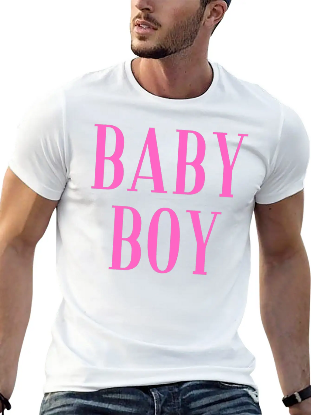 Baby Boy Pink Stylish Everyday T-Shirt – Unisex Basic Cotton Tee