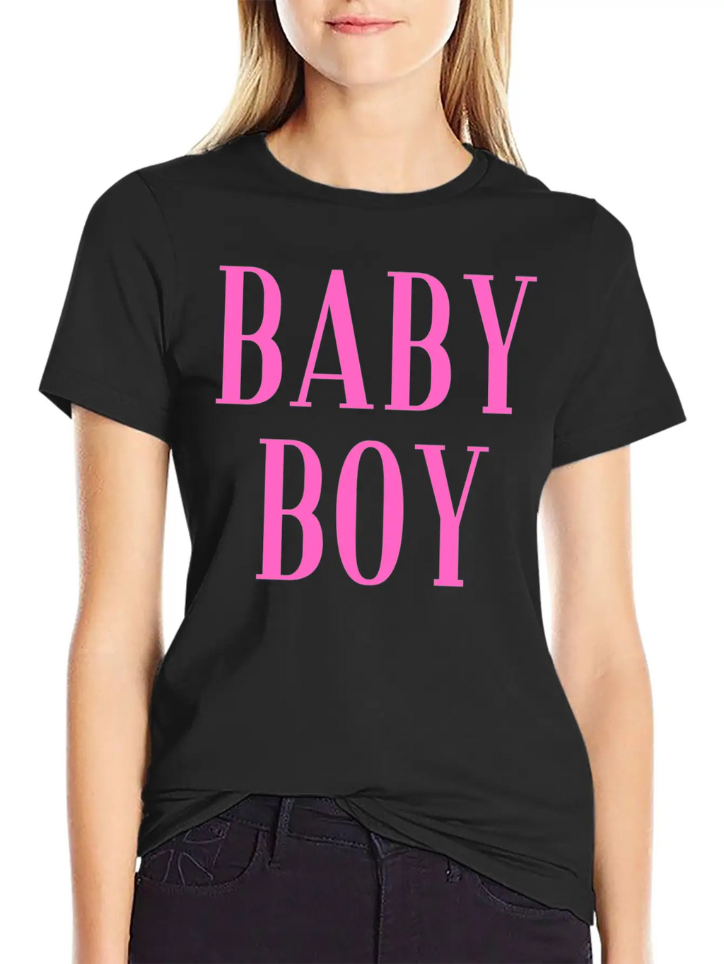 Baby Boy Pink Stylish Everyday T-Shirt – Unisex Basic Cotton Tee