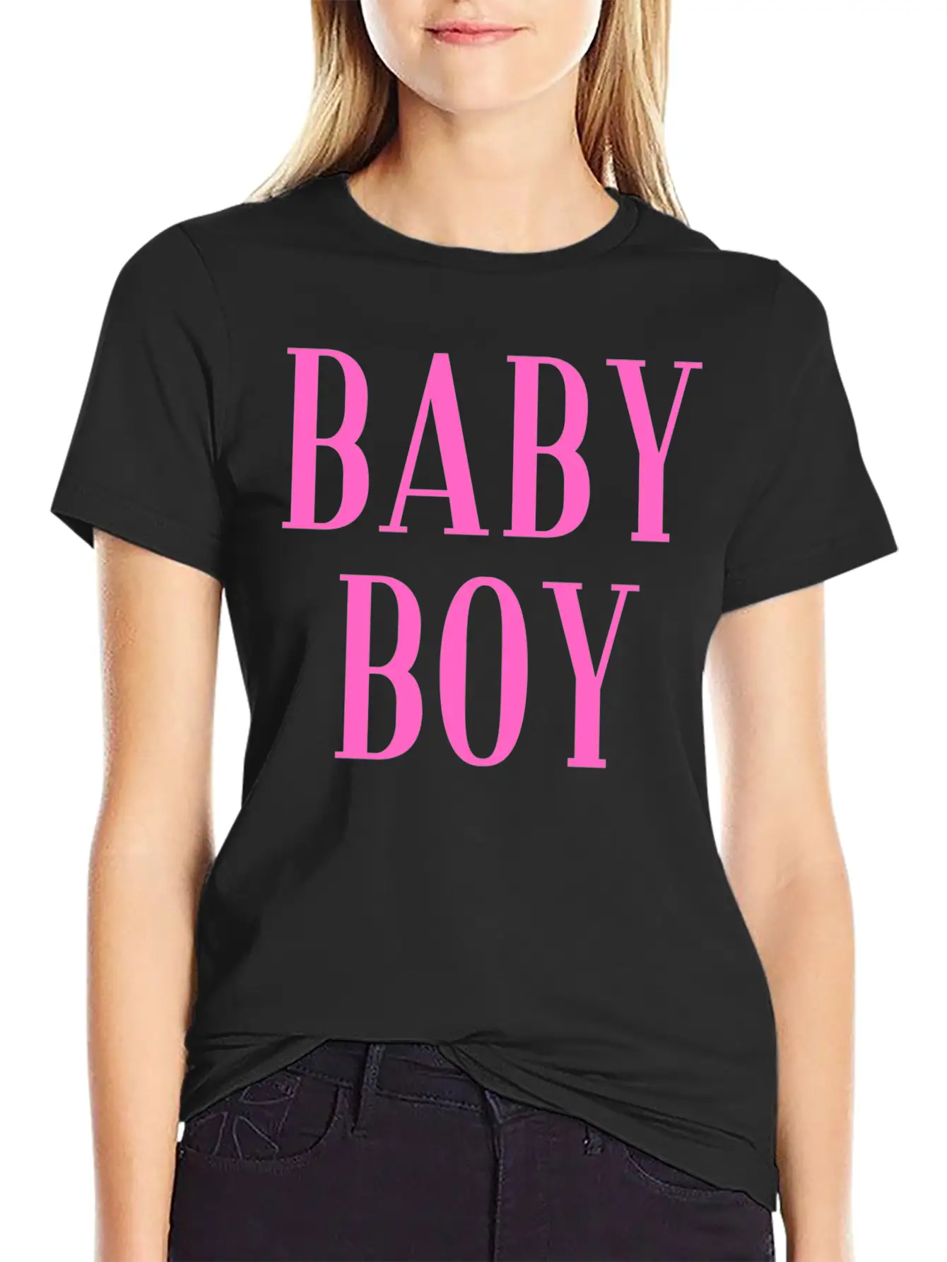 Baby Boy Pink Stylish Everyday T-Shirt – Unisex Basic Cotton Tee
