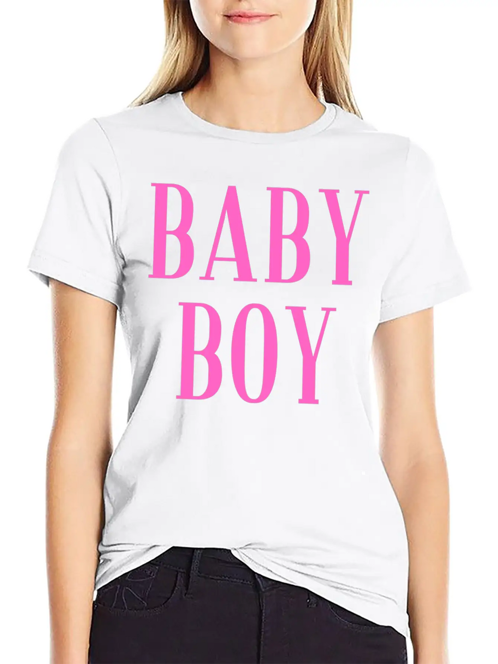 Baby Boy Pink Stylish Everyday T-Shirt – Unisex Basic Cotton Tee