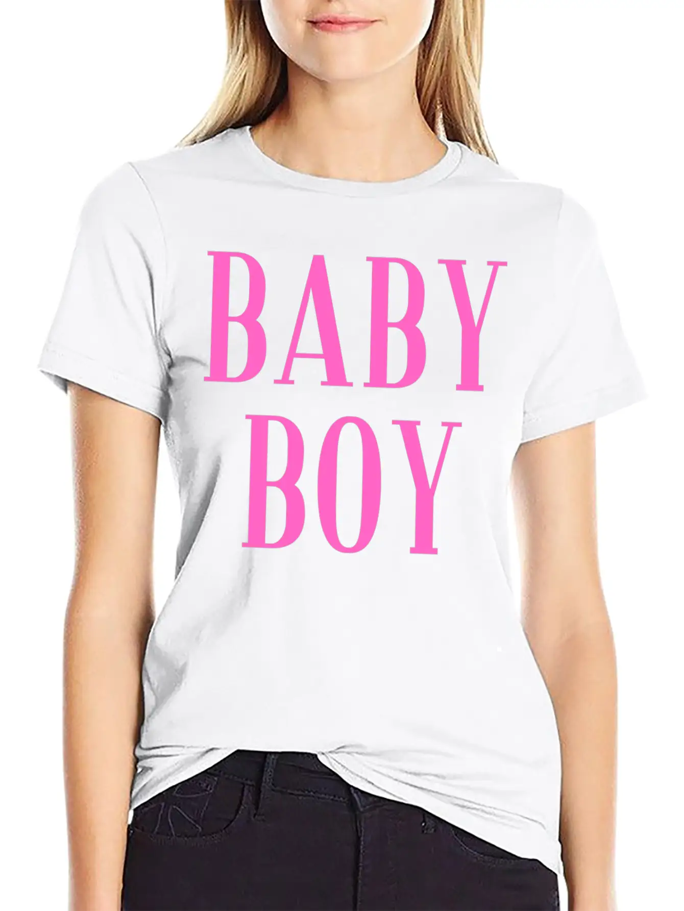 Baby Boy Pink Stylish Everyday T-Shirt – Unisex Basic Cotton Tee