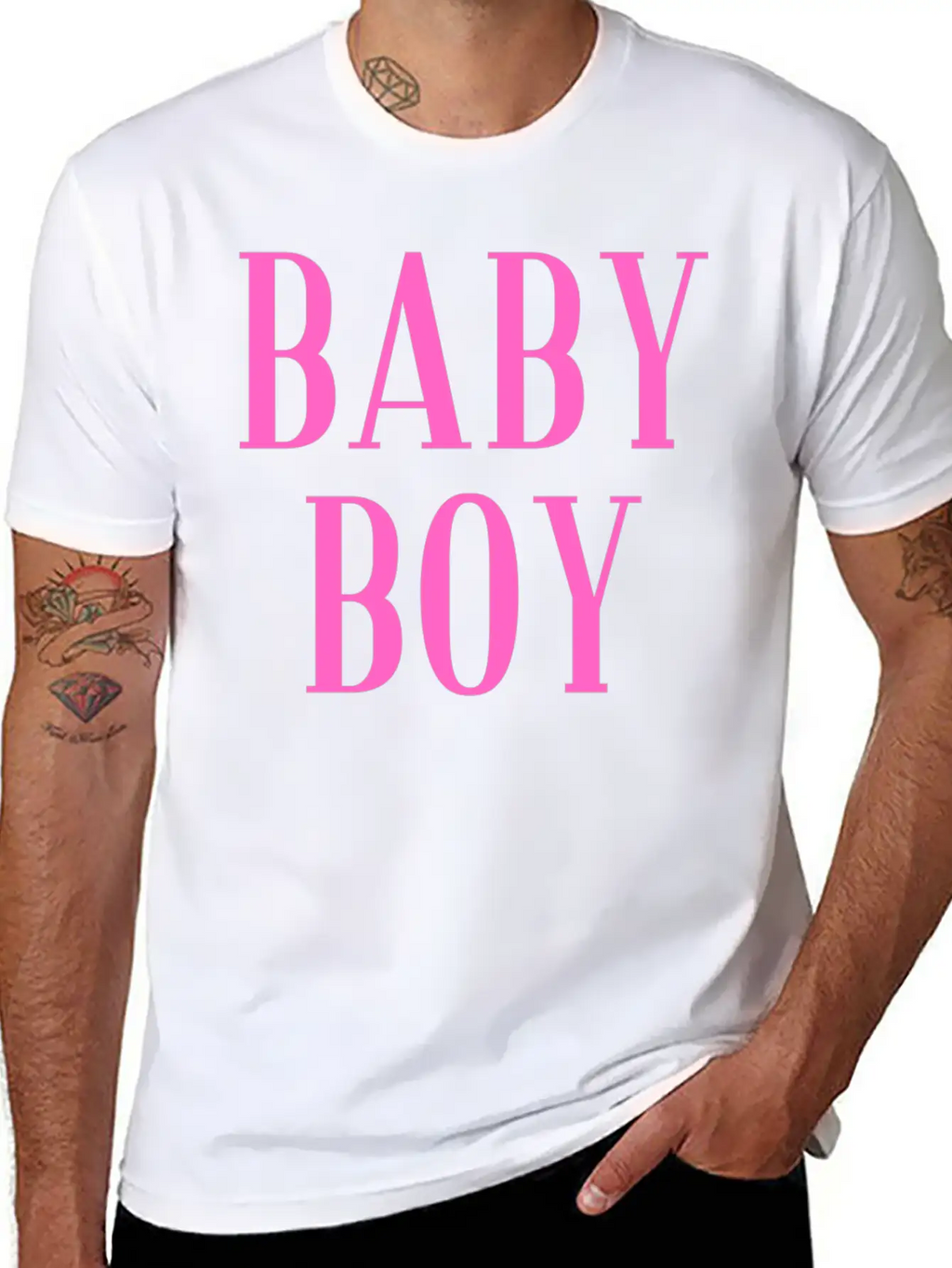 Baby Boy Pink Stylish Everyday T-Shirt – Unisex Basic Cotton Tee