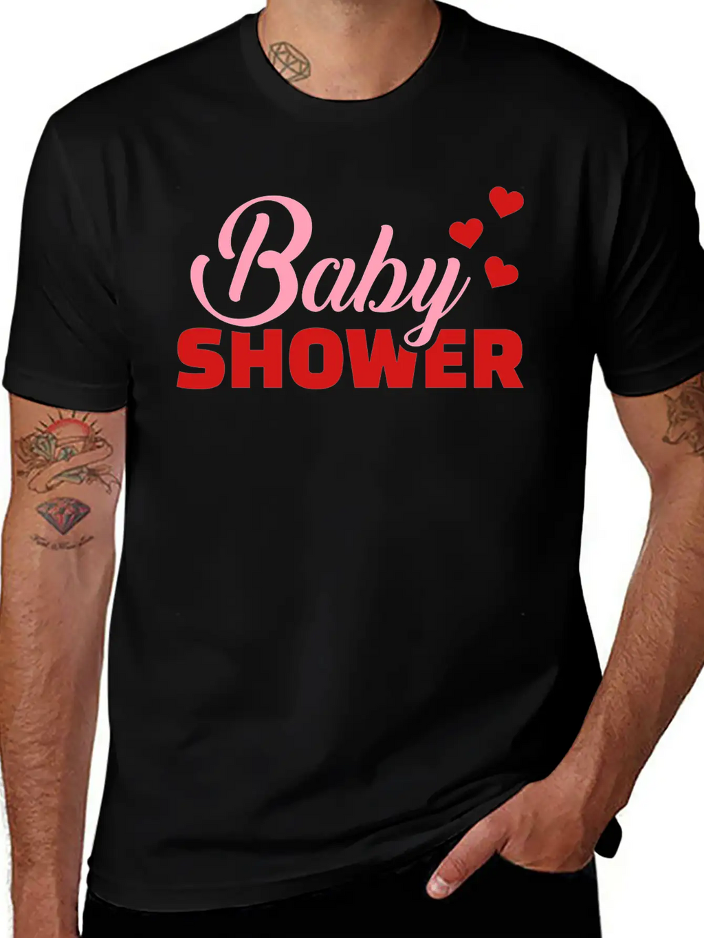 Baby Shower Unisex Casual T-Shirt – Clean Design For Daily Comfort