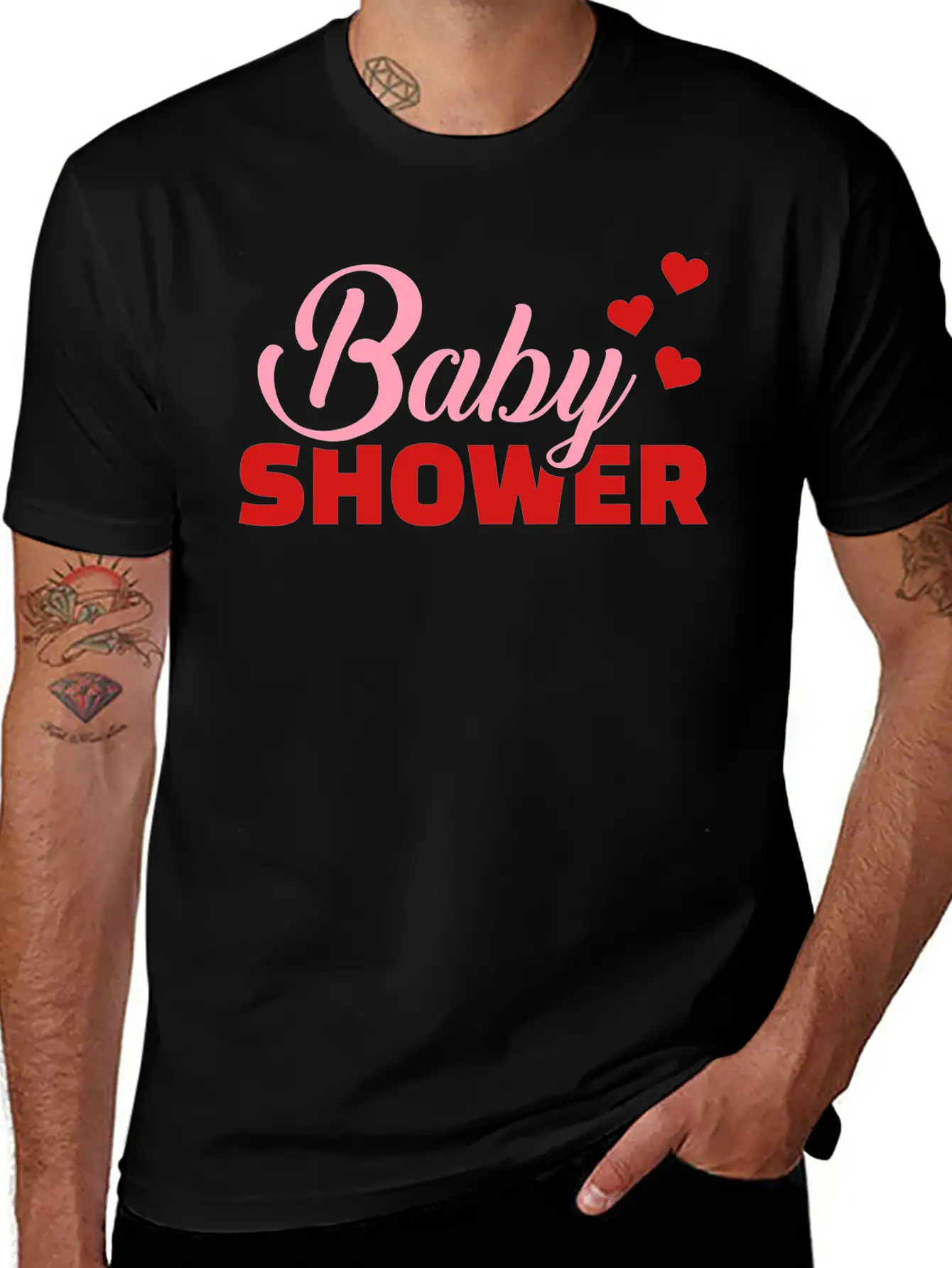Baby Shower Unisex Casual T-Shirt – Clean Design For Daily Comfort