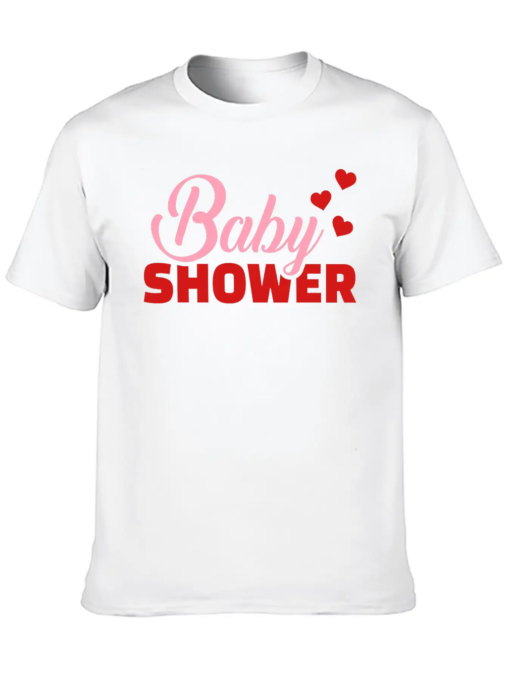 Baby Shower Unisex Casual T-Shirt – Clean Design For Daily Comfort