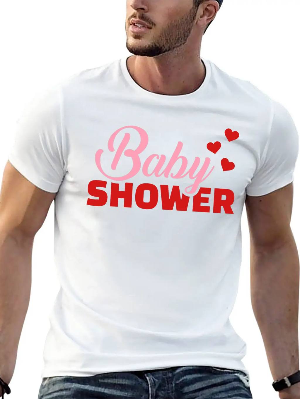 Baby Shower Unisex Casual T-Shirt – Clean Design For Daily Comfort