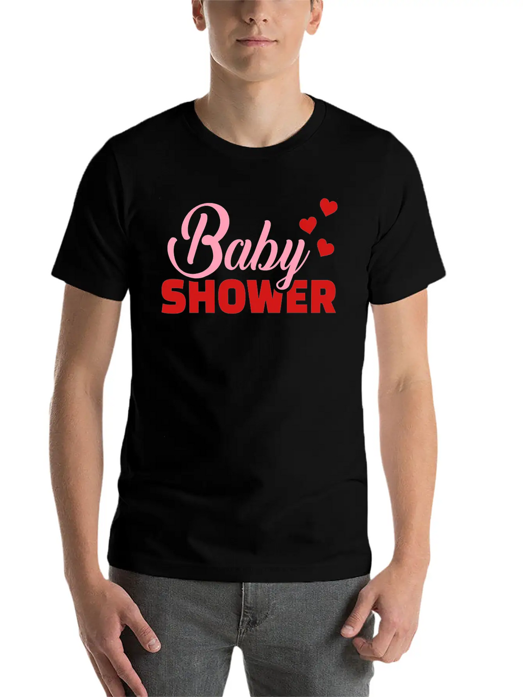 Baby Shower Unisex Casual T-Shirt – Clean Design For Daily Comfort