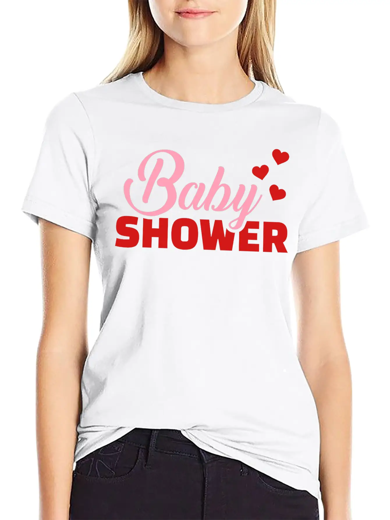 Baby Shower Unisex Casual T-Shirt – Clean Design For Daily Comfort