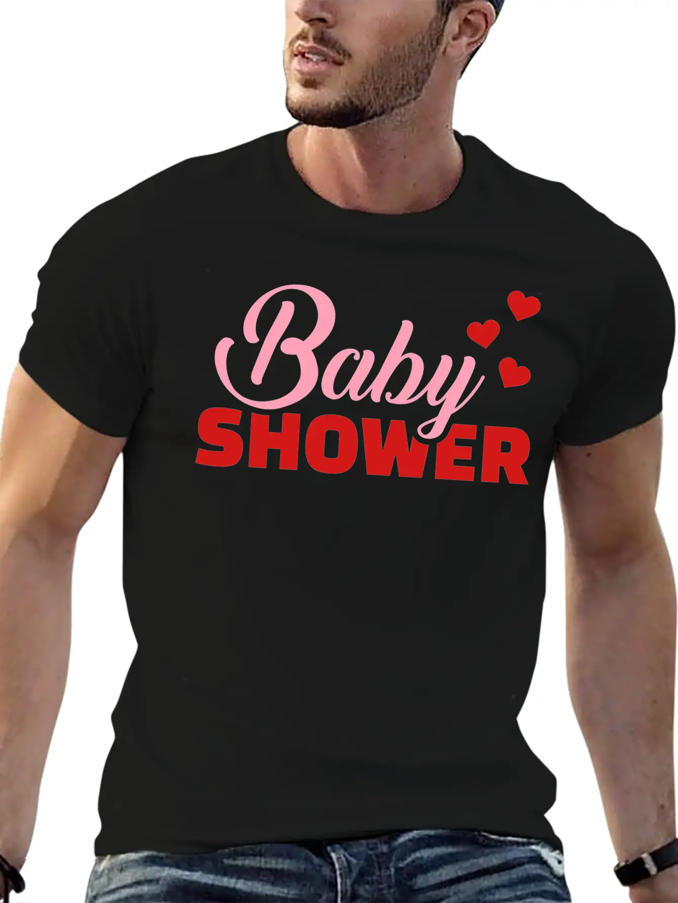 Baby Shower Unisex Casual T-Shirt – Clean Design For Daily Comfort