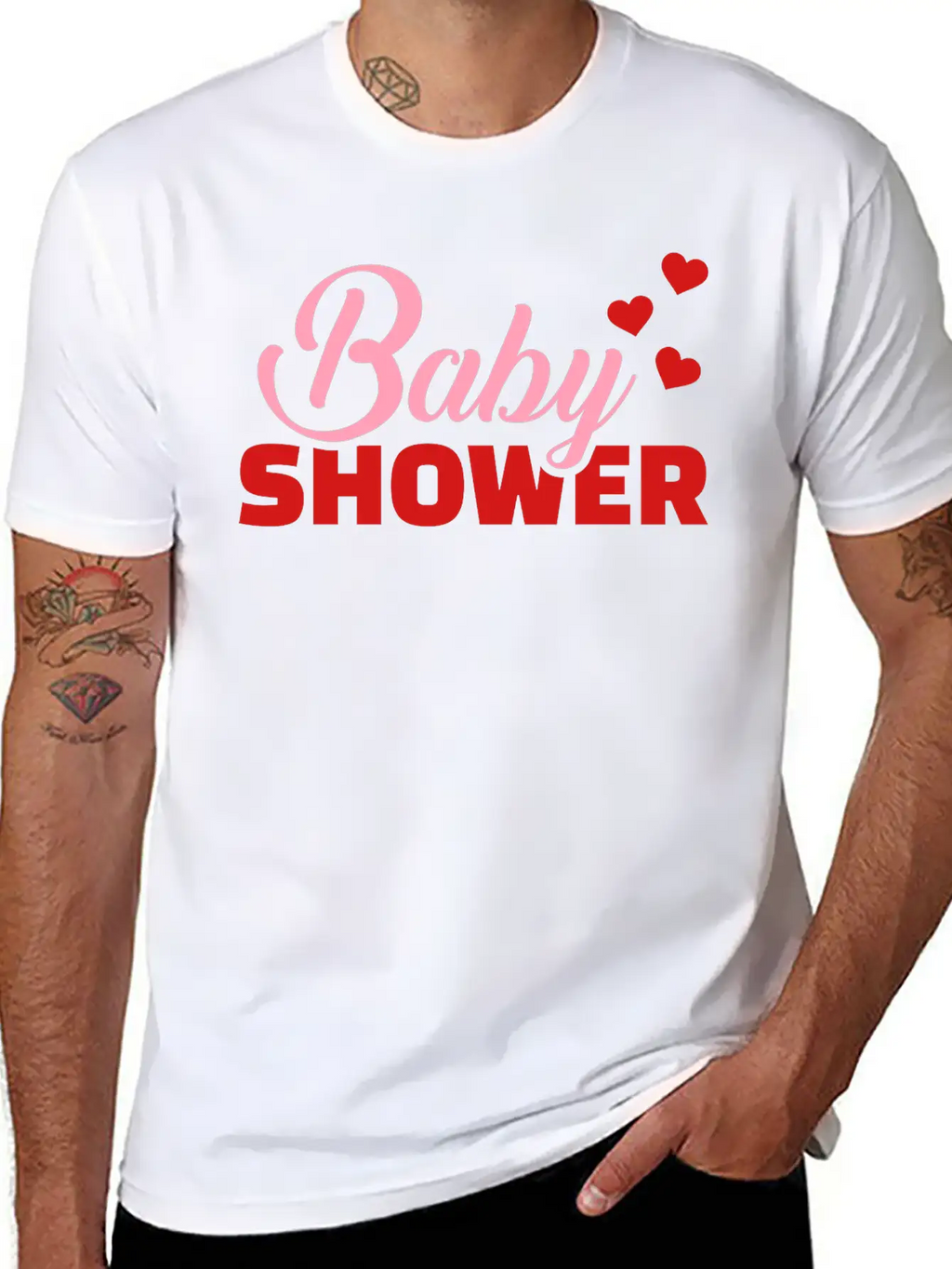 Baby Shower Unisex Casual T-Shirt – Clean Design For Daily Comfort