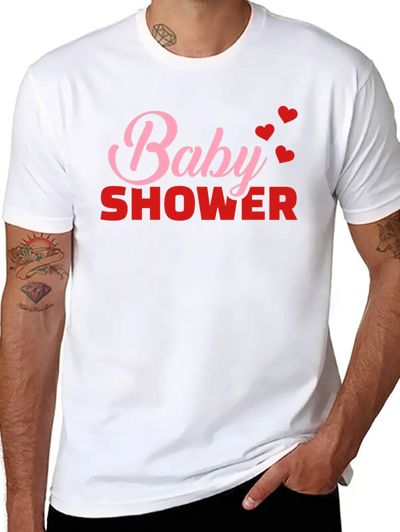 Baby Shower Unisex Casual T-Shirt – Clean Design For Daily Comfort