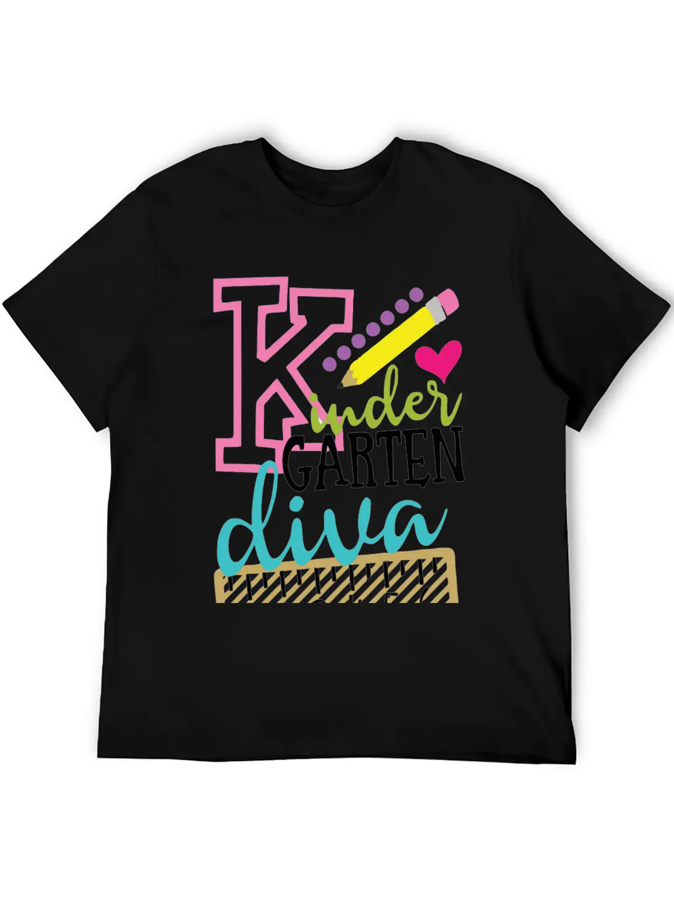 Back To School Kindergarten Diva Stylish Everyday T-Shirt – Unisex Basic Cotton Tee