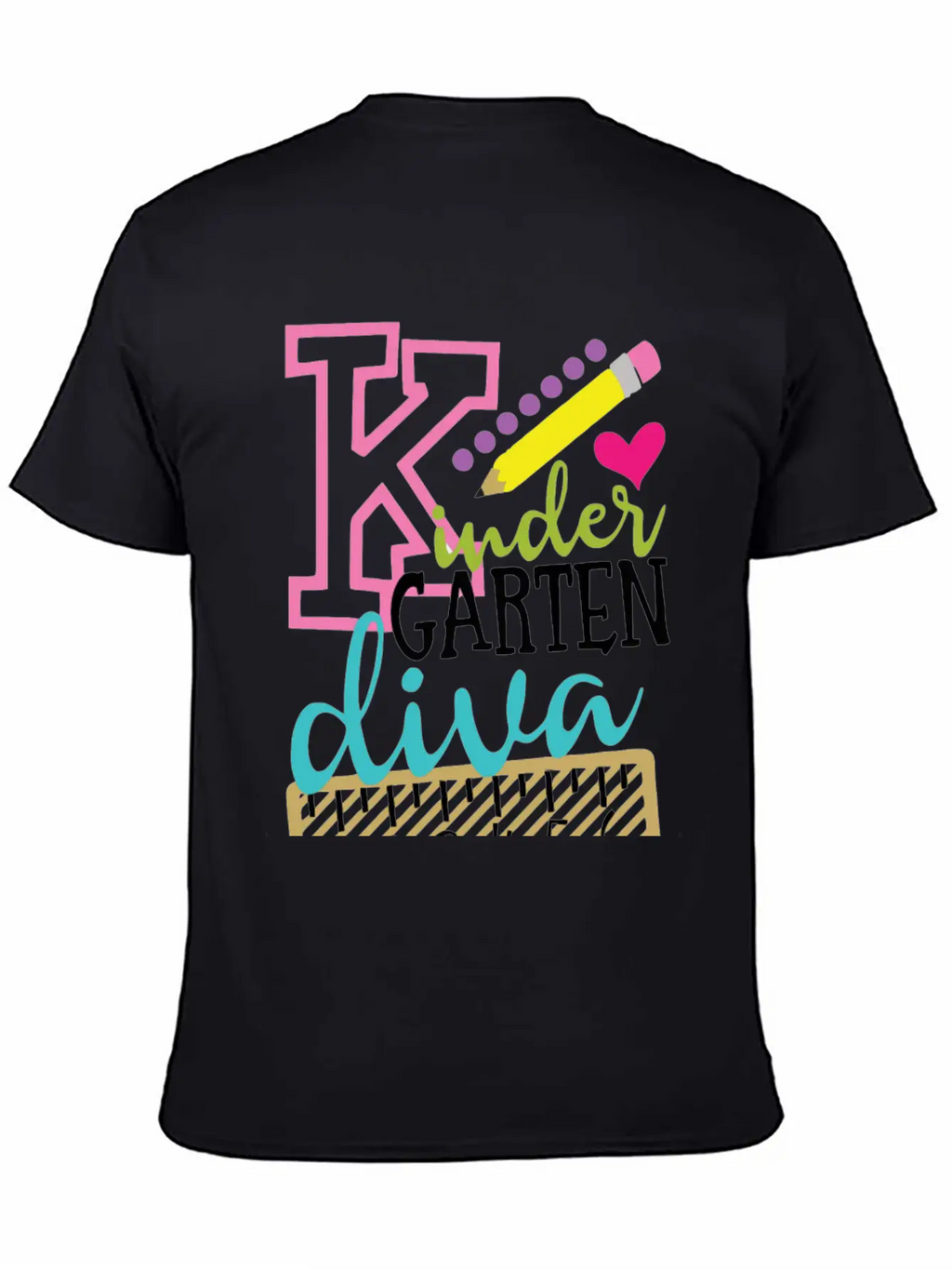 Back To School Kindergarten Diva Stylish Everyday T-Shirt – Unisex Basic Cotton Tee