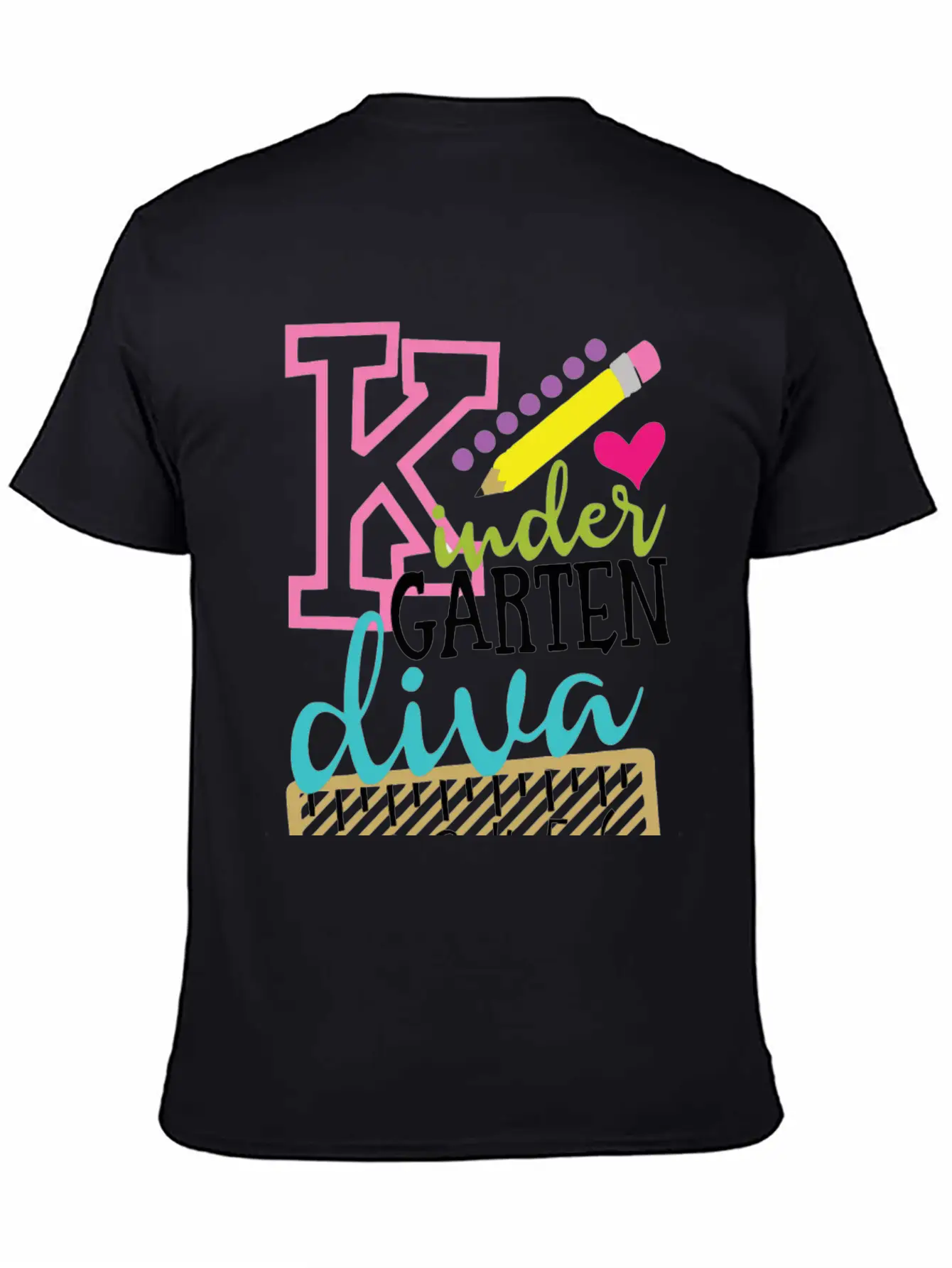 Back To School Kindergarten Diva Stylish Everyday T-Shirt – Unisex Basic Cotton Tee