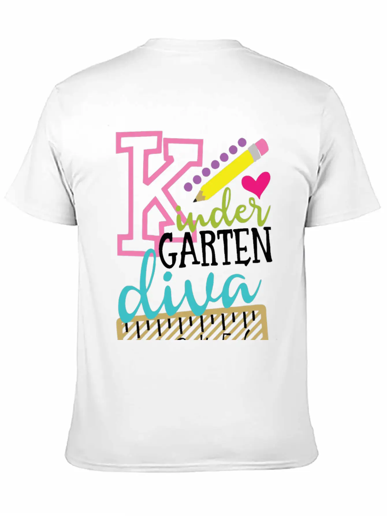 Back To School Kindergarten Diva Stylish Everyday T-Shirt – Unisex Basic Cotton Tee