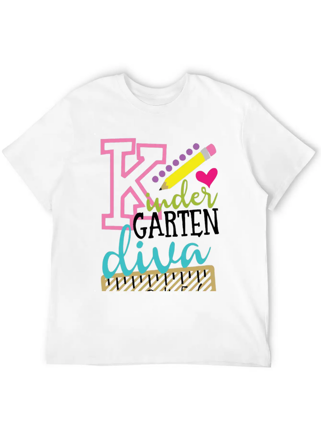 Back To School Kindergarten Diva Stylish Everyday T-Shirt – Unisex Basic Cotton Tee