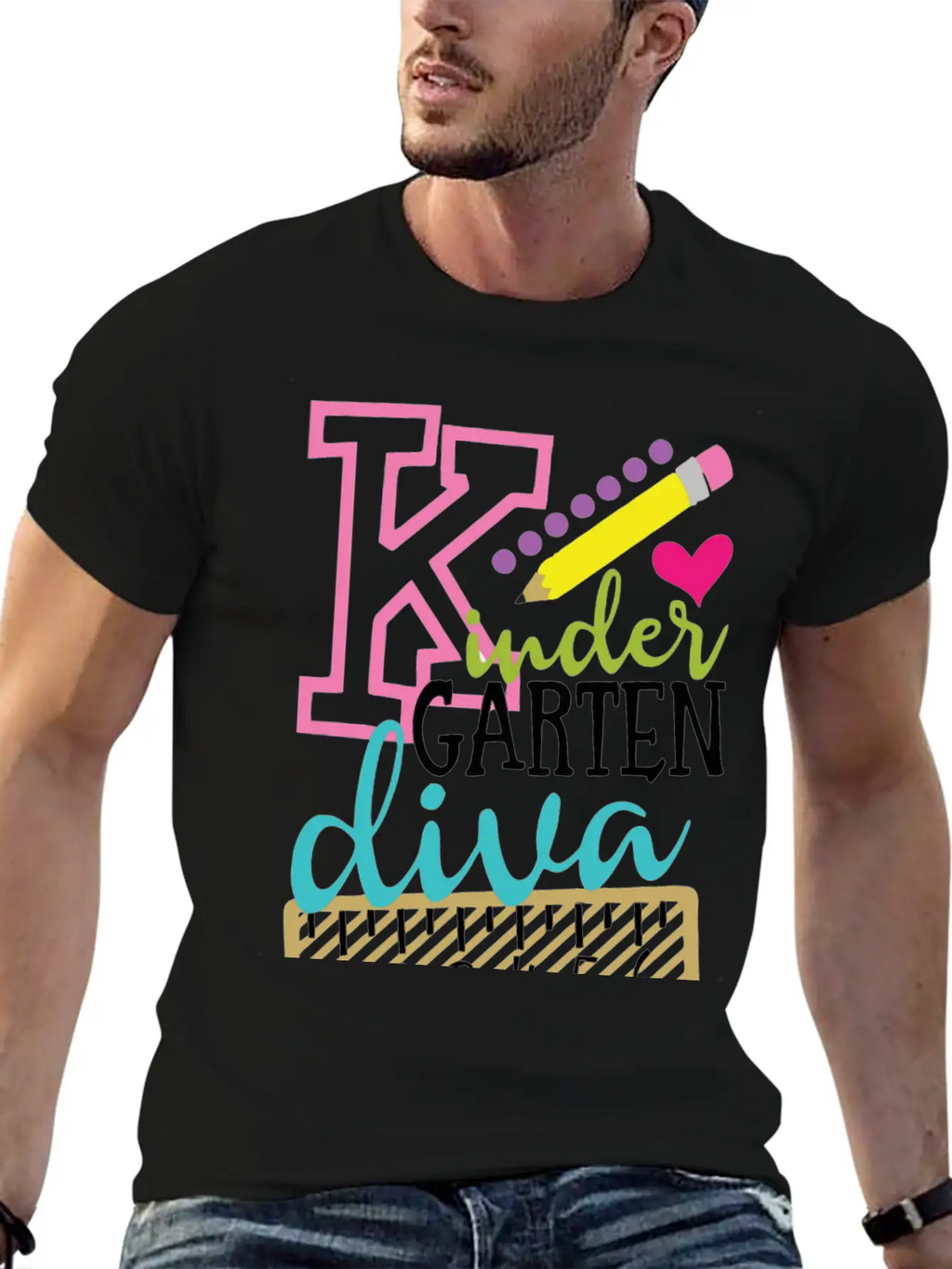 Back To School Kindergarten Diva Stylish Everyday T-Shirt – Unisex Basic Cotton Tee