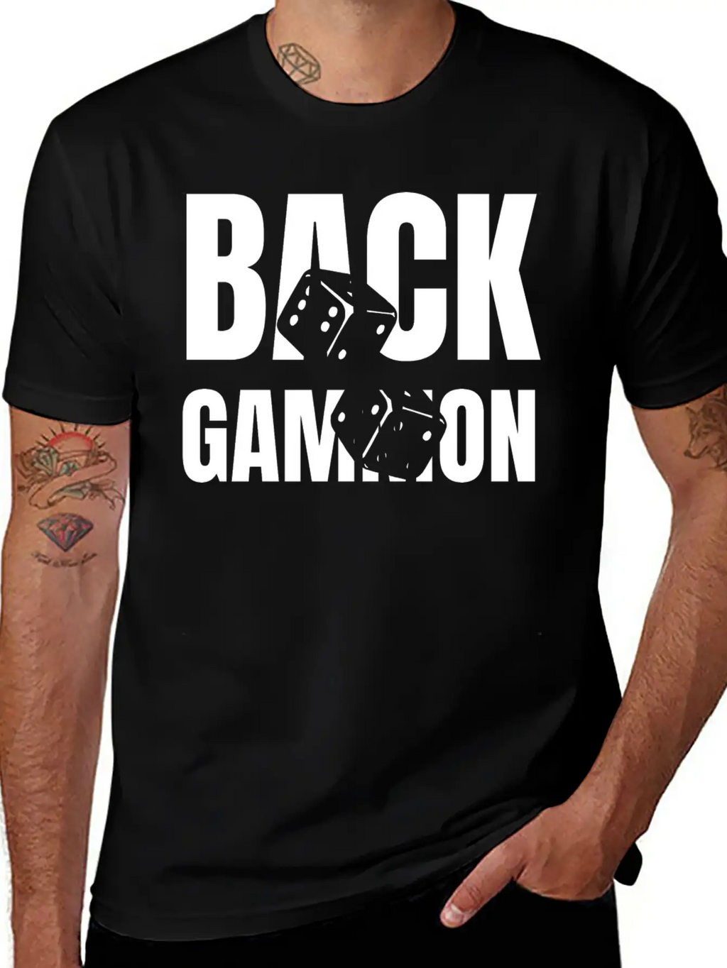 Backgammon Game Dice Competition Player Lover Unisex Casual T-Shirt – Clean Design For Daily Comfort