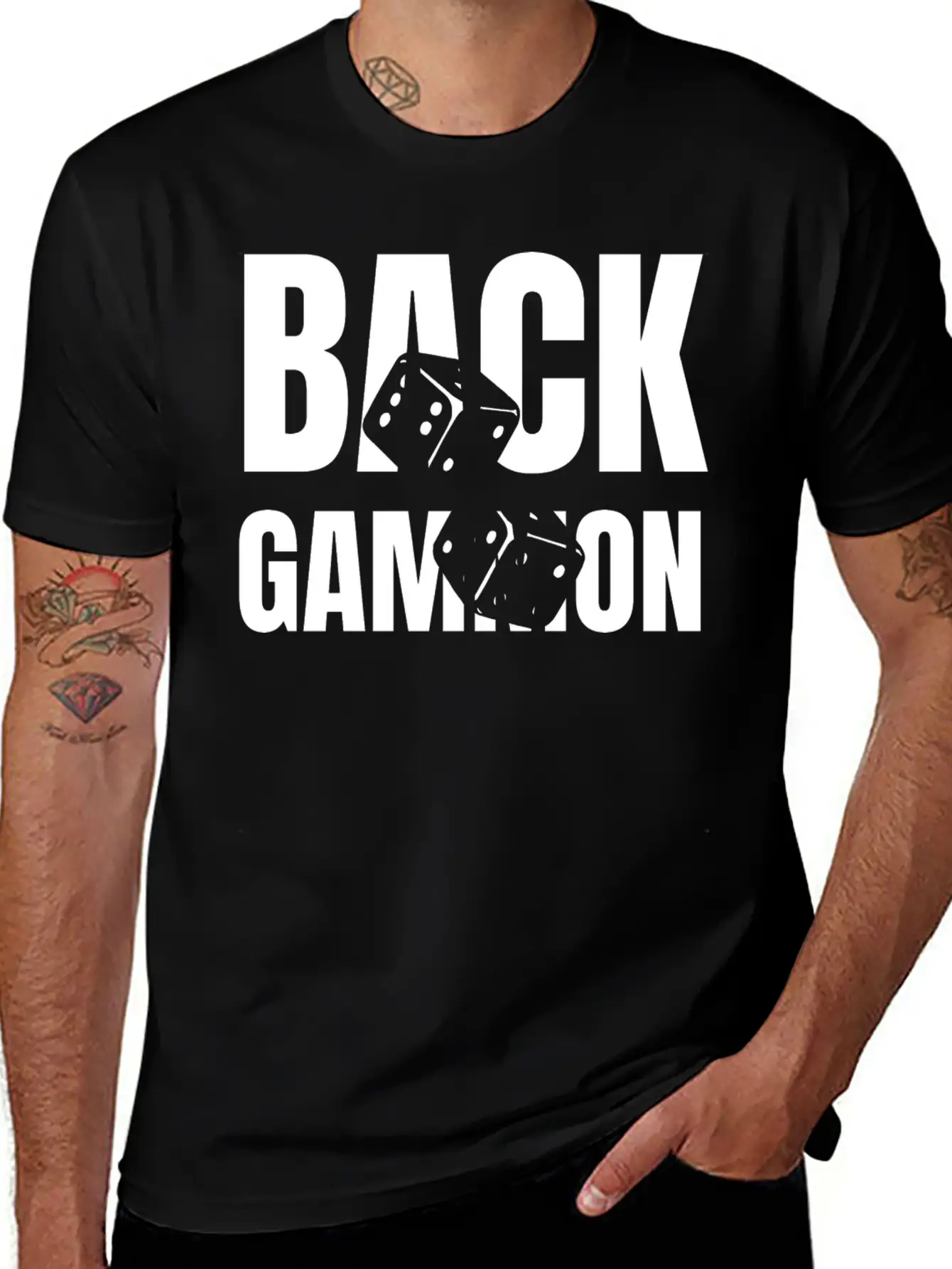 Backgammon Game Dice Competition Player Lover Unisex Casual T-Shirt – Clean Design For Daily Comfort