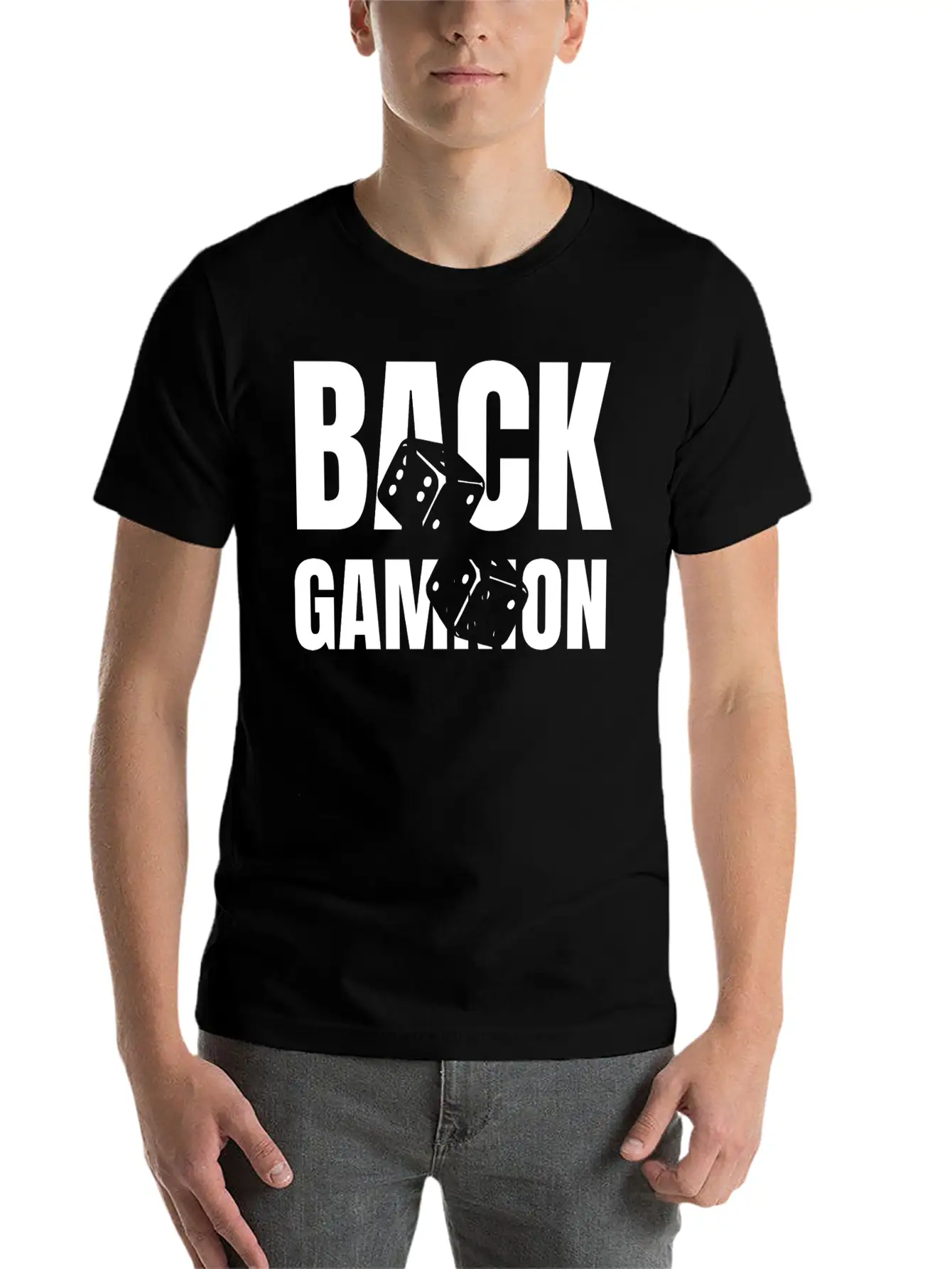 Backgammon Game Dice Competition Player Lover Unisex Casual T-Shirt – Clean Design For Daily Comfort