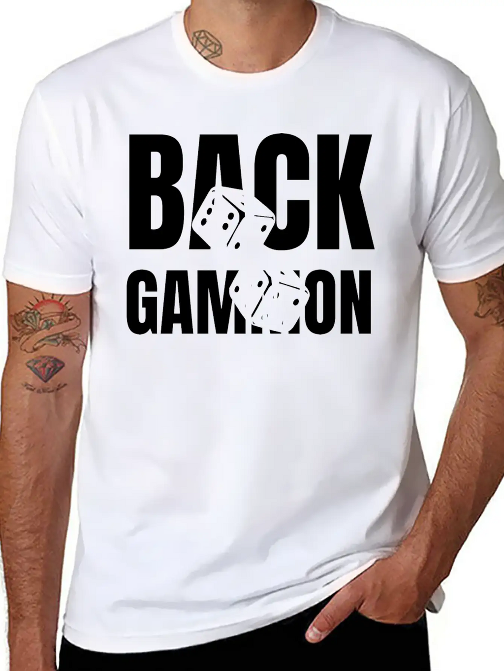 Backgammon Game Dice Competition Player Lover Unisex Casual T-Shirt – Clean Design For Daily Comfort