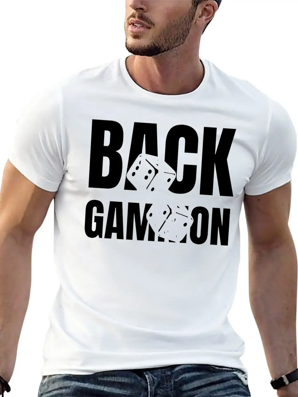 Backgammon Game Dice Competition Player Lover Unisex Casual T-Shirt – Clean Design For Daily Comfort
