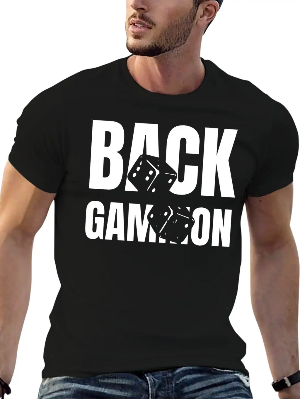 Backgammon Game Dice Competition Player Lover Unisex Casual T-Shirt – Clean Design For Daily Comfort