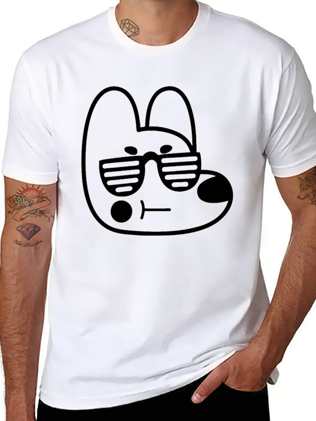 Bad Dog Unisex Short Sleeve Soft Cotton T-Shirt – Casual Everyday Wear