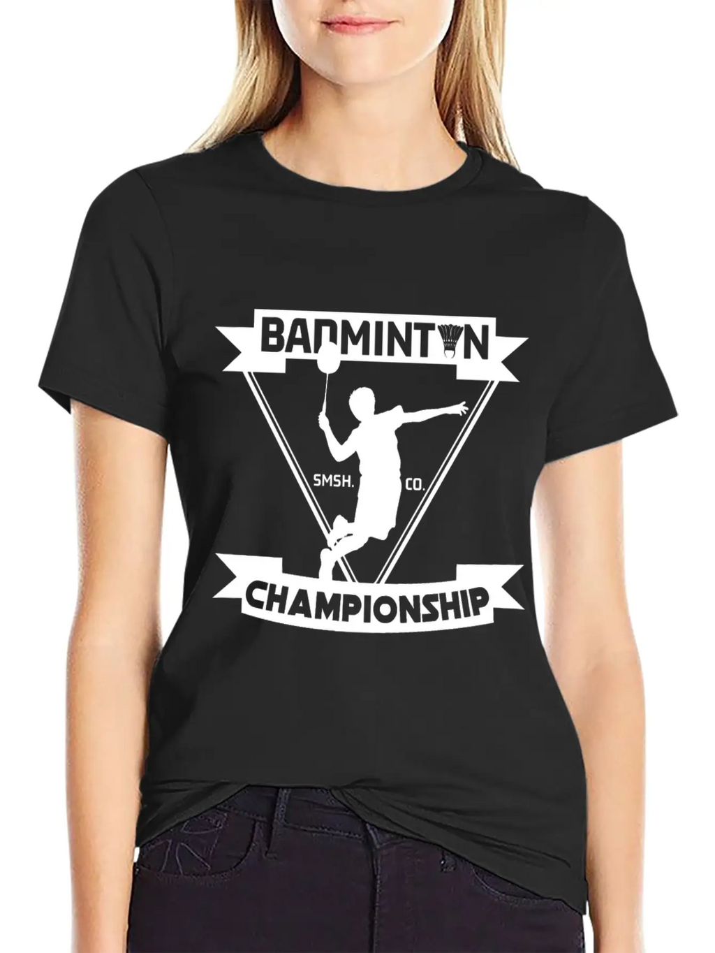 Badminton Championship Unisex Casual T-Shirt – Clean Design For Daily Comfort